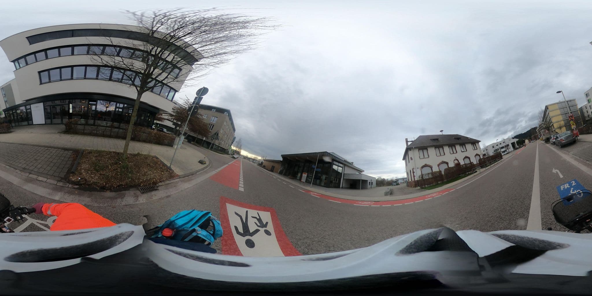 Street view near The Cloud Suite Apartments, Freiburg — © RicardaH (CC BY-SA · Mapillary)