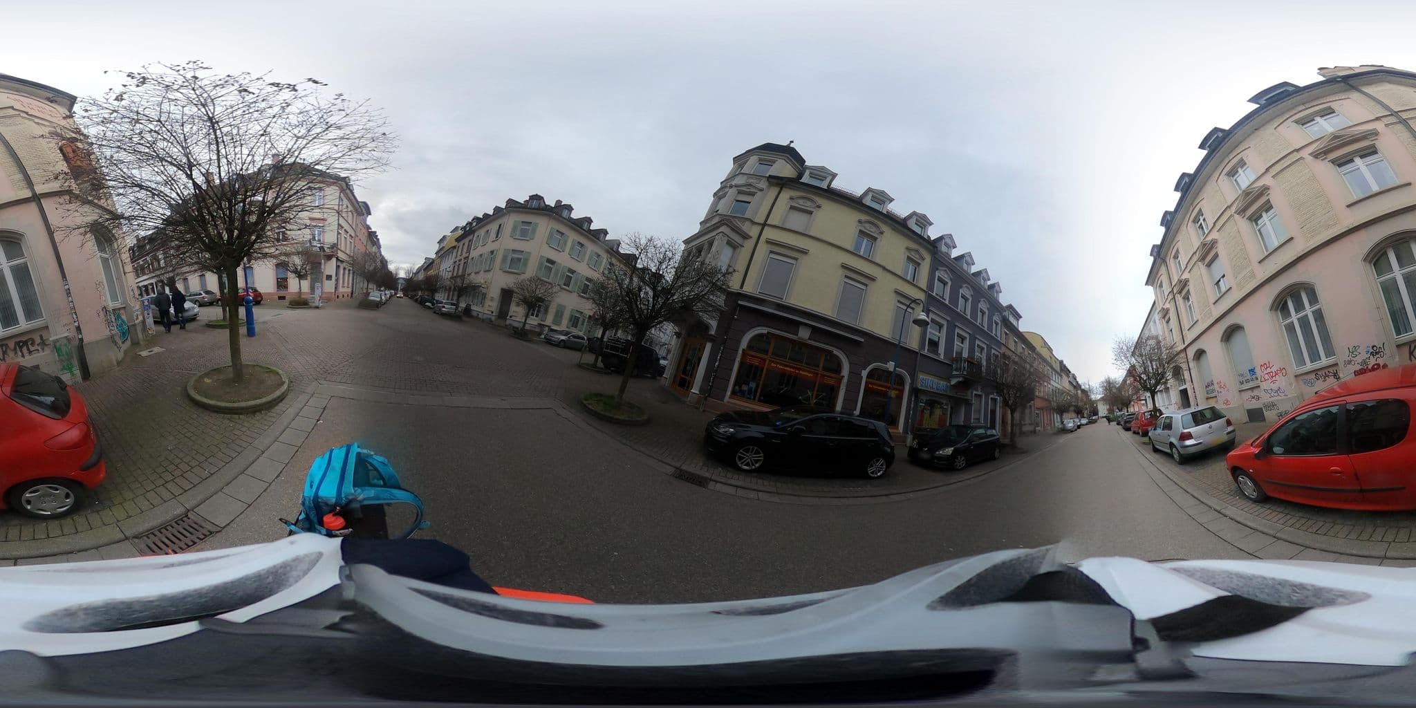 Street view near Albertus-Burse, Freiburg — © RicardaH (CC BY-SA · Mapillary)