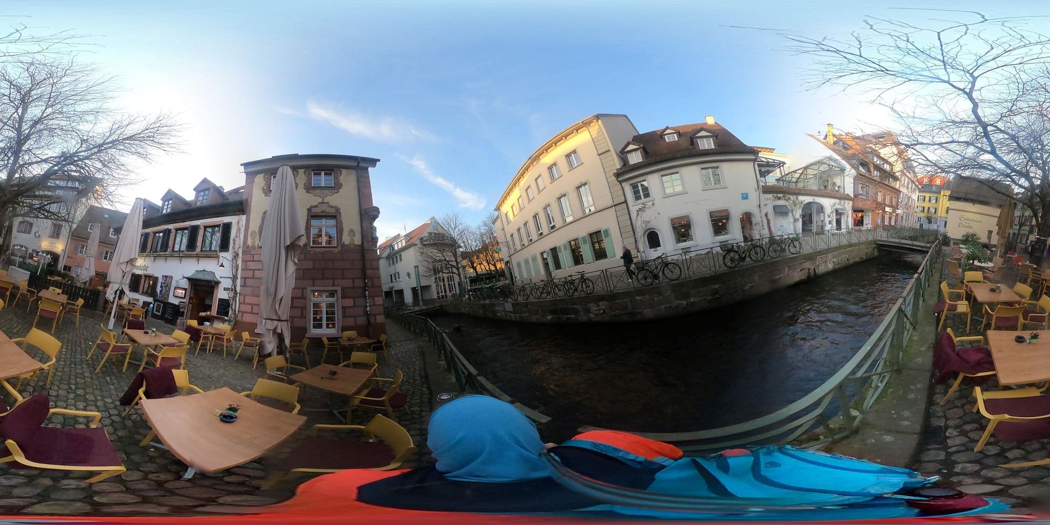 Street view near weinstube, Freiburg — © RicardaH (CC BY-SA · Mapillary)