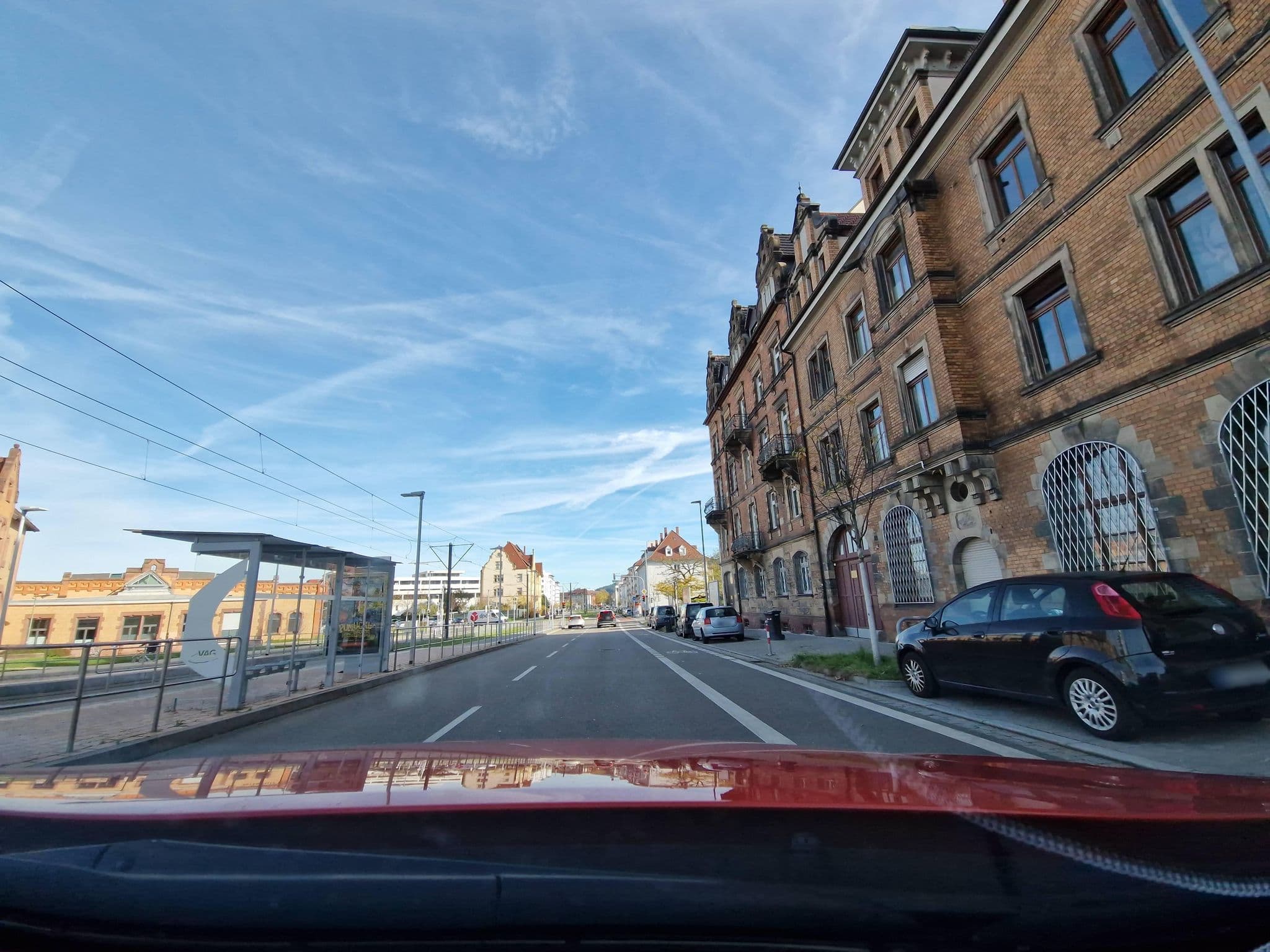 Street view near Family-Apartments Freiburg, Freiburg — © mcliquid (CC BY-SA · Mapillary)