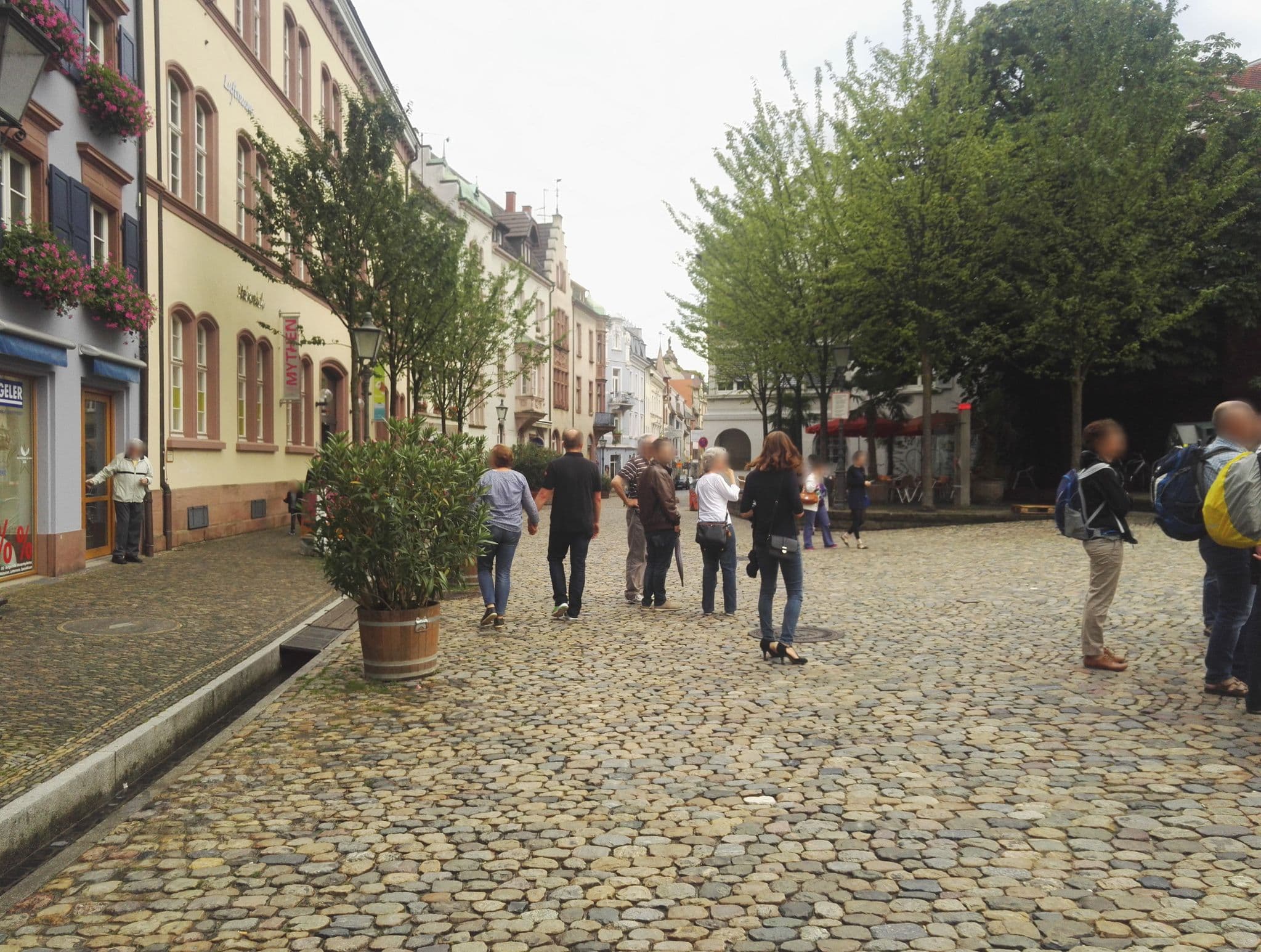 Street view near Haus Zur Sackpfeife, Freiburg — © aceini (CC BY-SA · Mapillary)