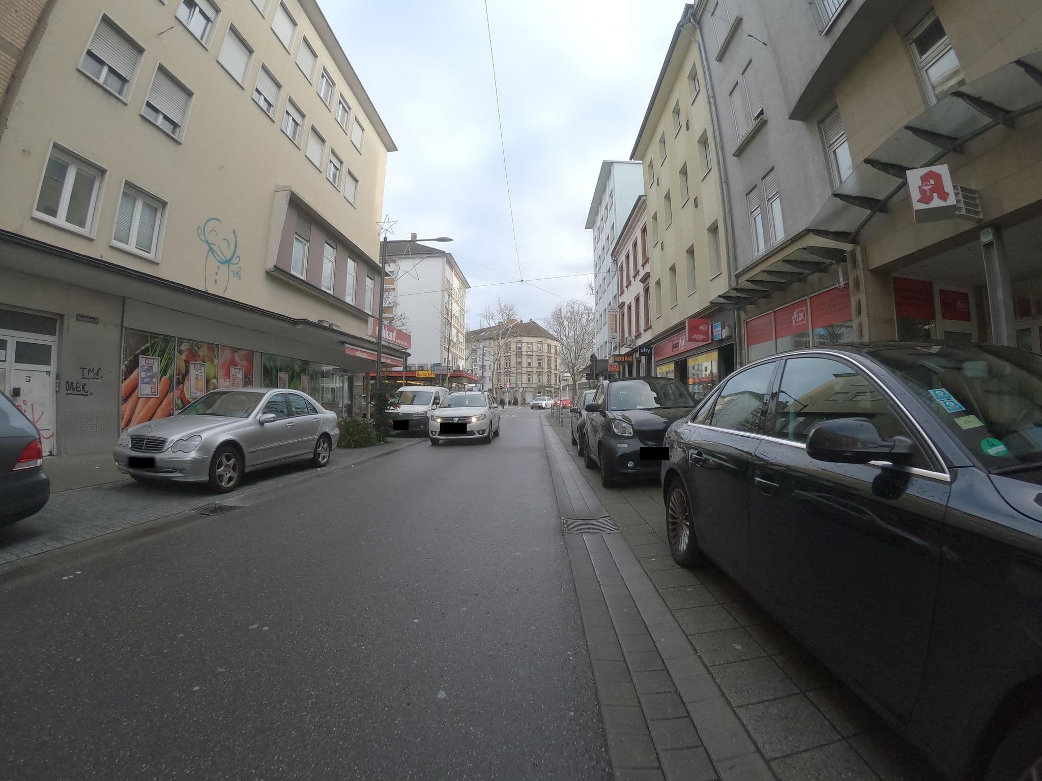 Street view near Pension Entenfang, Karlsruhe — © nakaner (CC BY-SA · Mapillary)