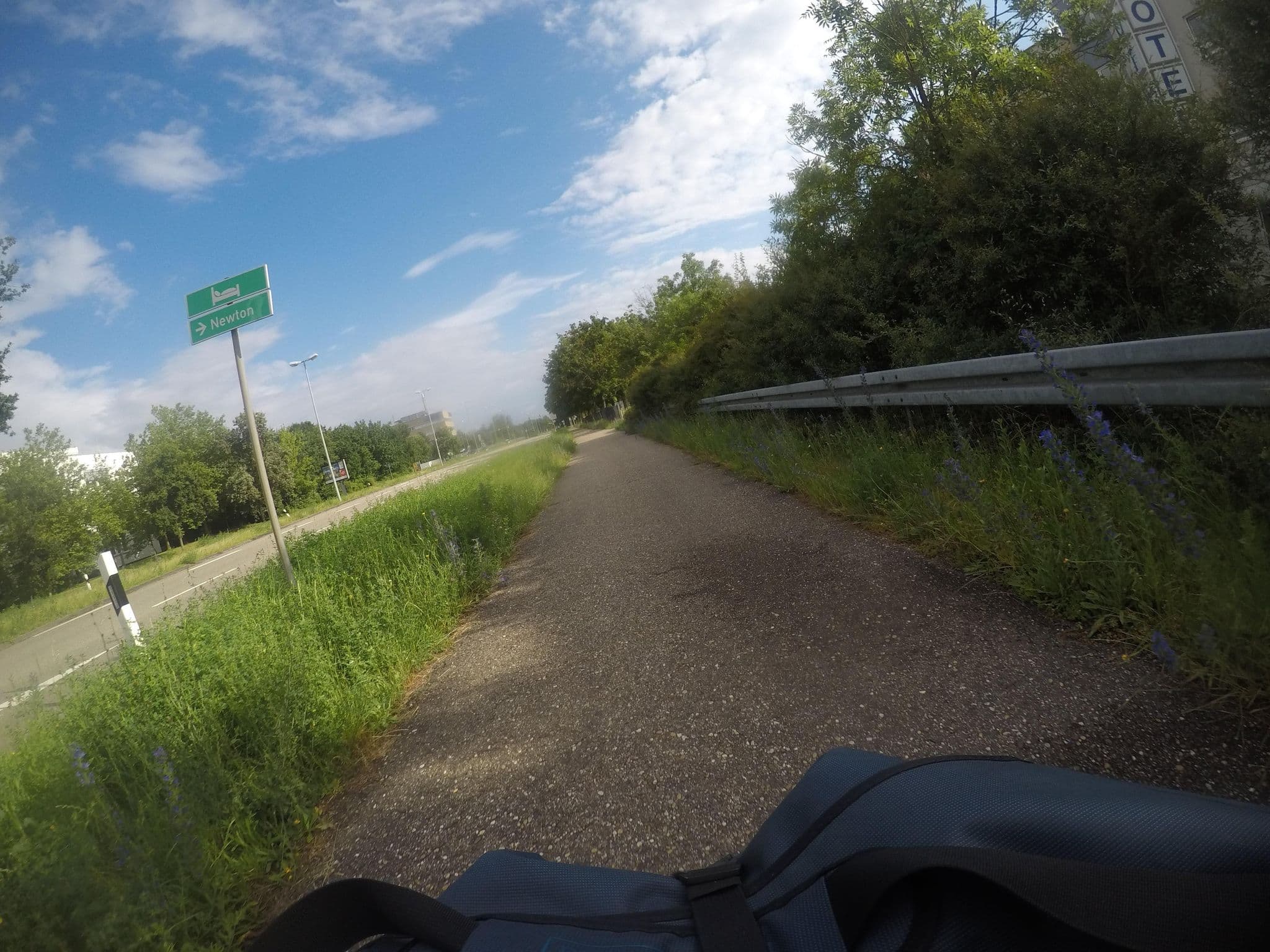 Street view near ACHAT Comfort Hotel Karlsruhe, Karlsruhe — © mfa (CC BY-SA · Mapillary)