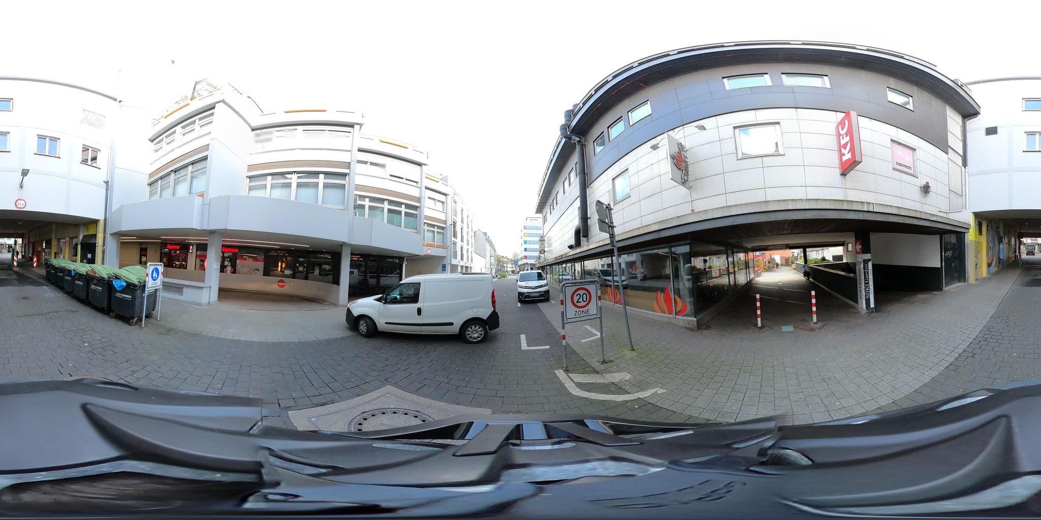 Street view near Harbour Apartments, Karlsruhe — © artemis (CC BY-SA · Mapillary)