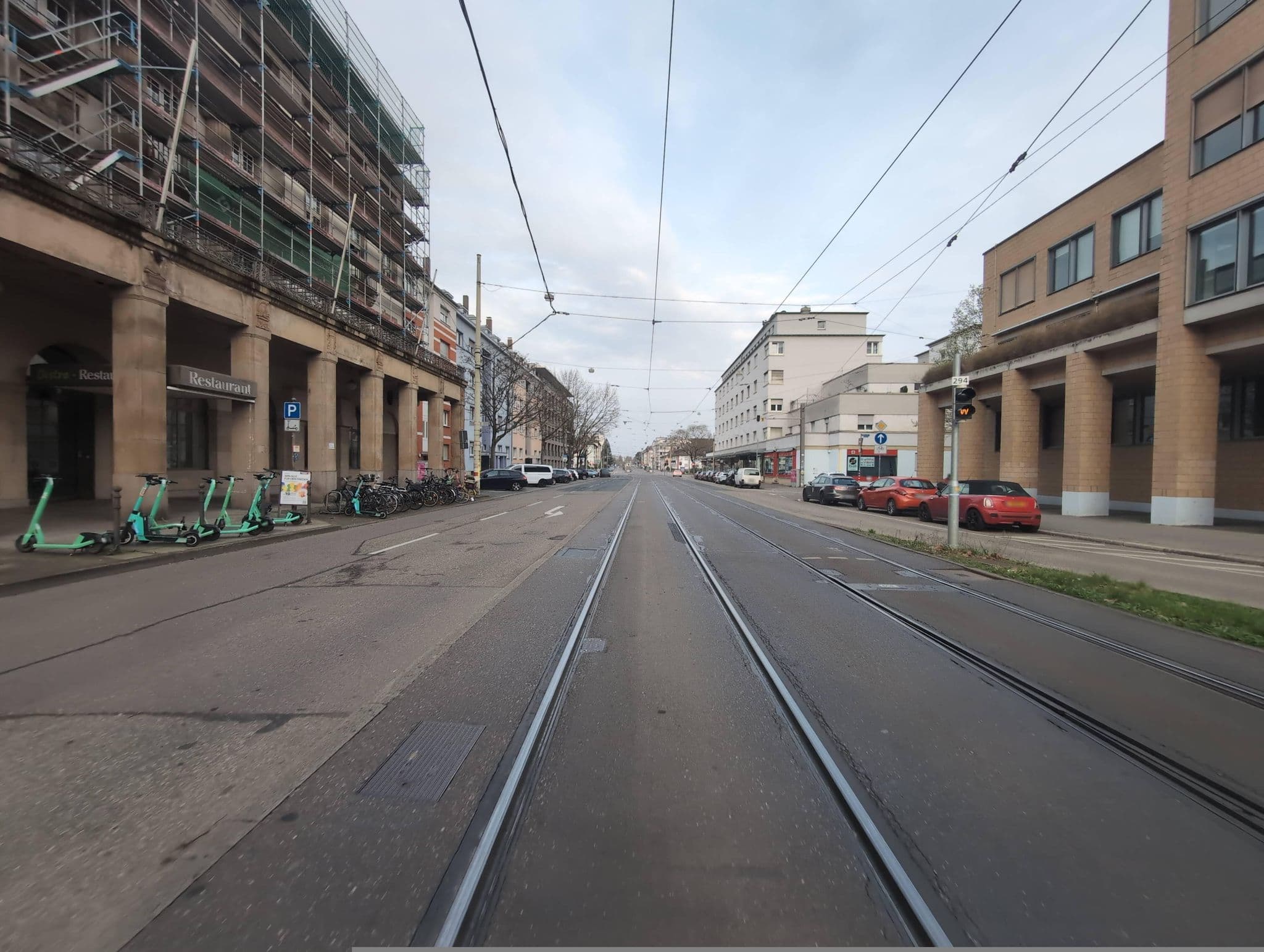 Street view near A&O Karlsruhe Hauptbahnhof, Karlsruhe — © cujebijizoru (CC BY-SA · Mapillary)