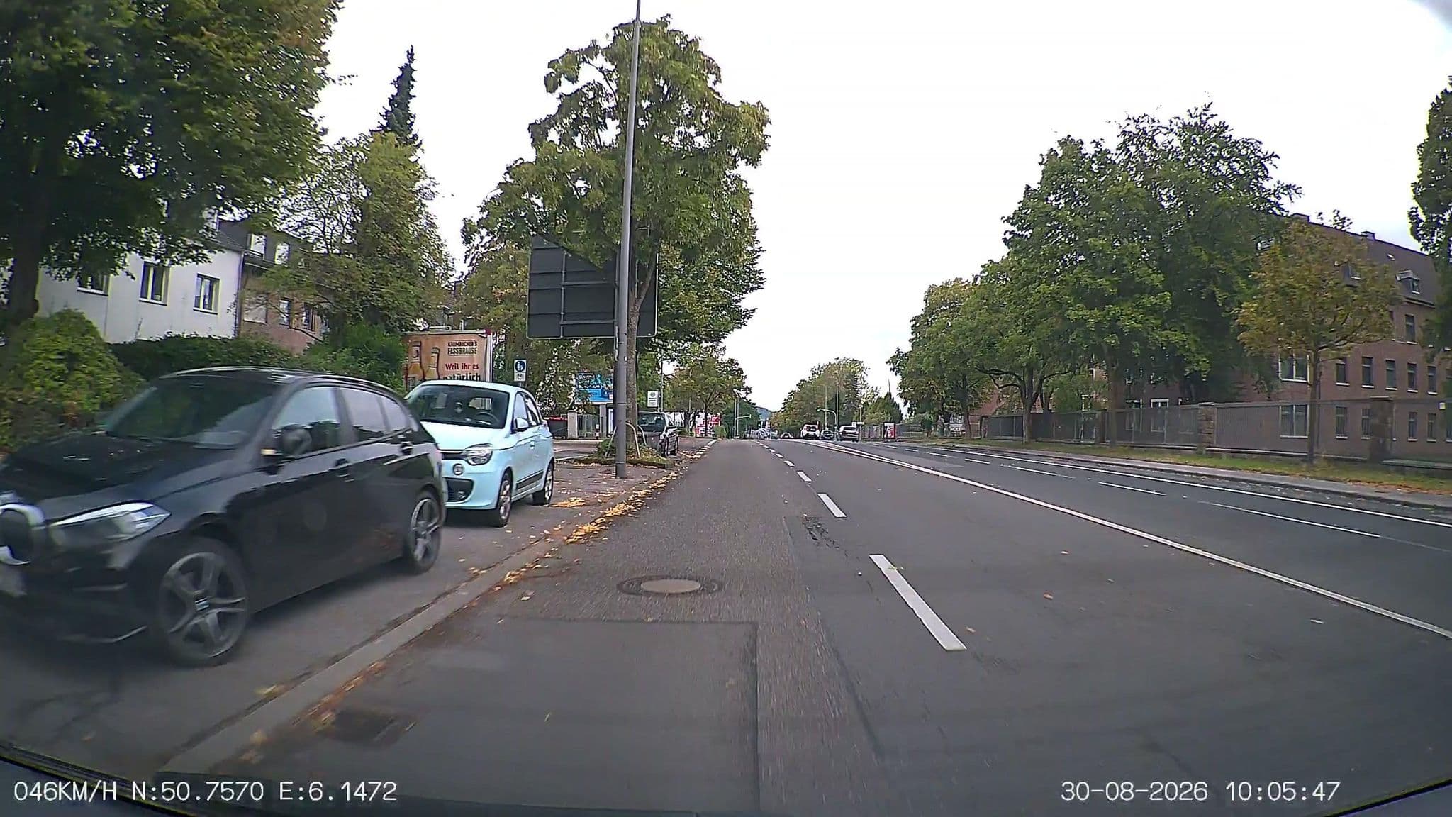 Street view near Hotel Garni Göbel, Aachen — © heetENkoel (CC BY-SA · Mapillary)
