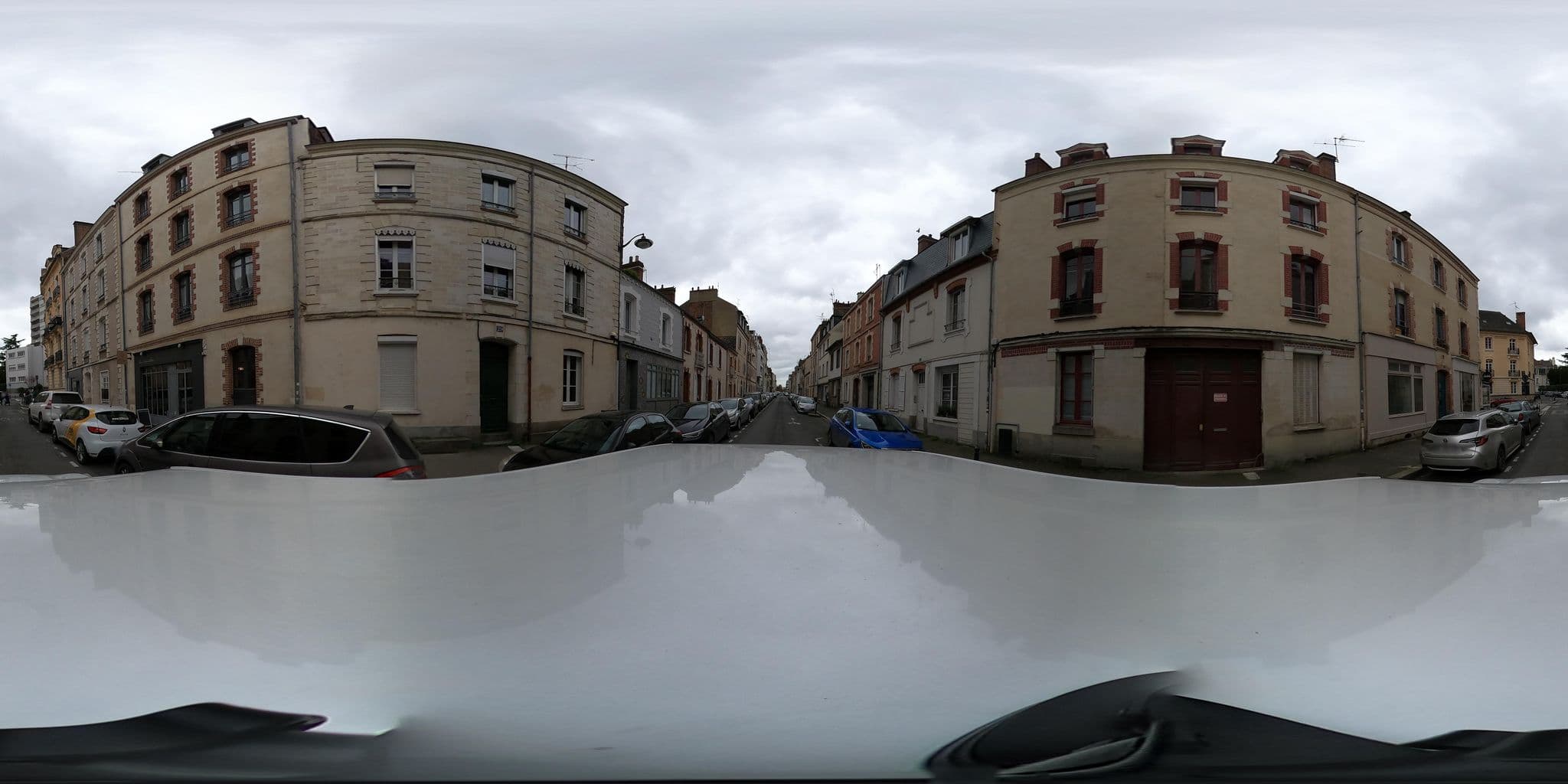 Street view near Les Chouettes, Rennes — © Caramel (CC BY-SA · Mapillary)