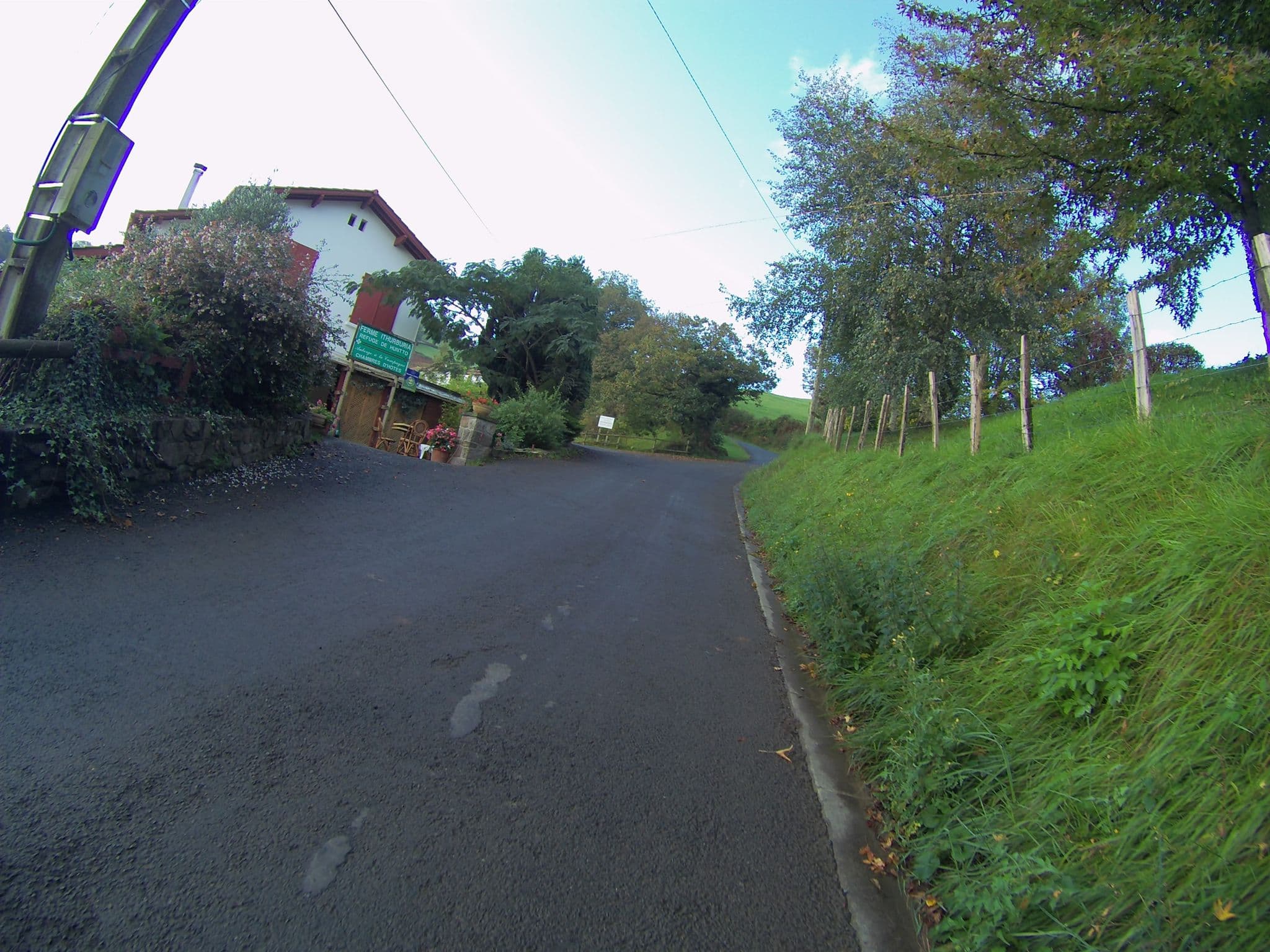 Street view near Albergue Ferme Ithurburia, Saint-Jean-Pied-de-Port — © camperxr (CC BY-SA · Mapillary)