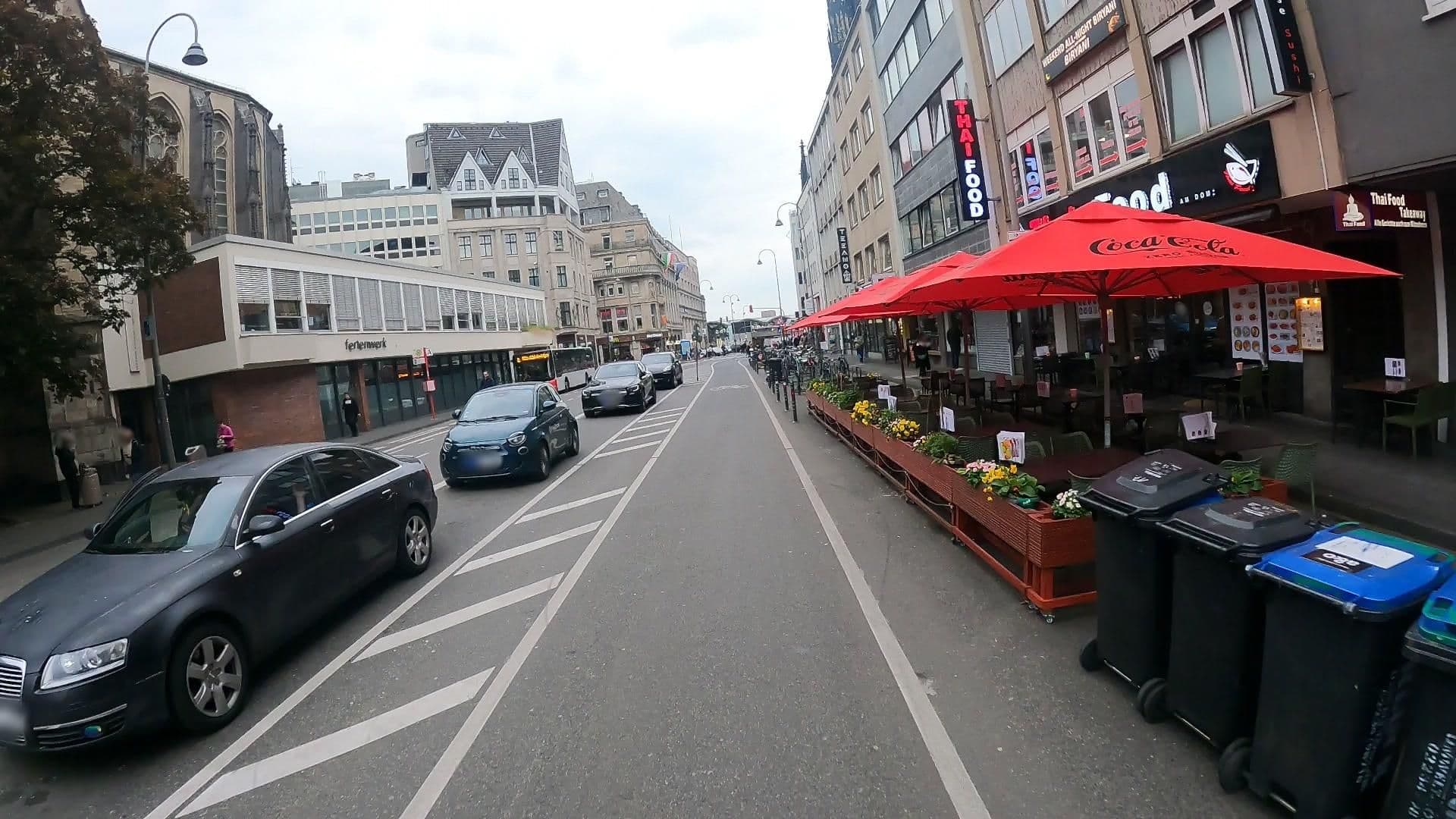 Street view near A&O Hotel and Hostel Köln GmbH, Altstadt Nord — © popball (CC BY-SA · Mapillary)
