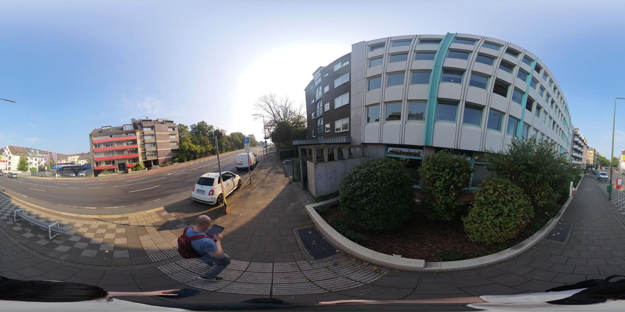 Street view near MK Apartments, Düsseldorf-Pempelfort — © Hambo (CC BY-SA · Mapillary)