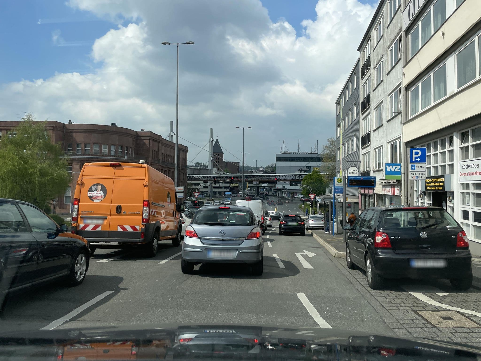 Street view near City Hotel, Wuppertal — © endradon (CC BY-SA · Mapillary)