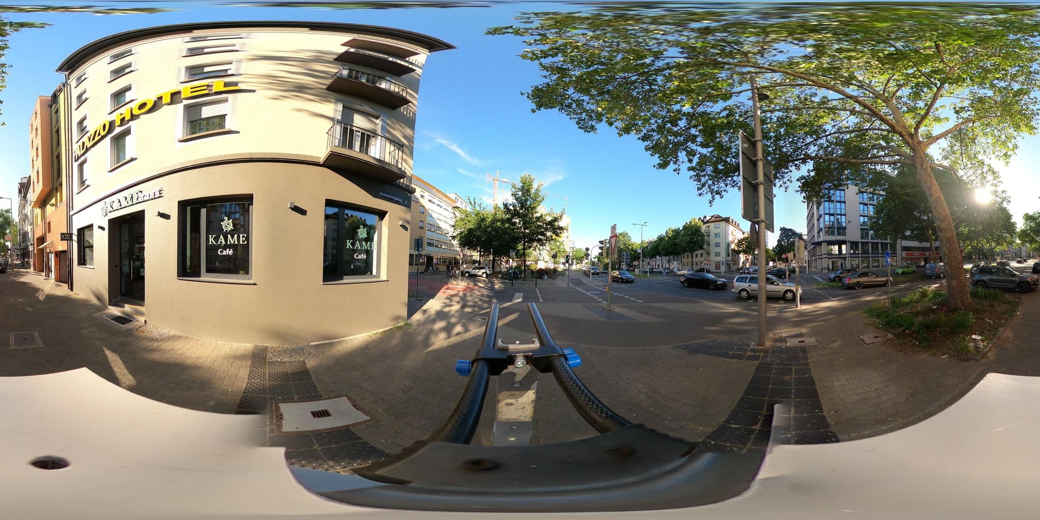 Street view near Gasthaus Goldene Gans, Mannheim — © wegavision (CC BY-SA · Mapillary)