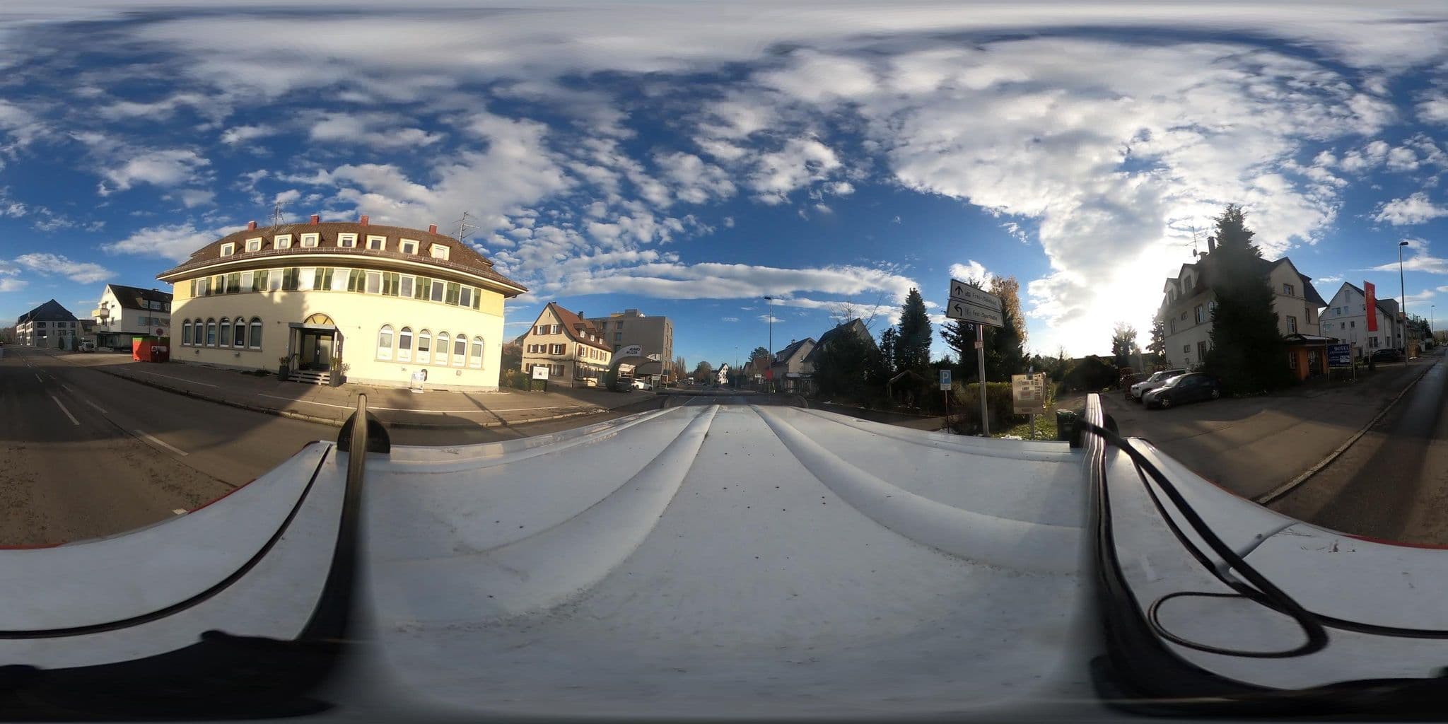 Street view near Hotel Königsaecker, Immenstaad am Bodensee — © DMataRB (CC BY-SA · Mapillary)
