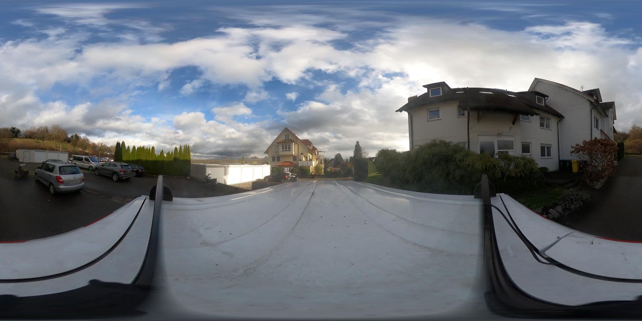 Street view near Maisonettewohnung Unterraderach 2 Stockwerke mit Balkon und SELF CHECKIN, Friedrichshafen — © DMataRB (CC BY-SA · Mapillary)