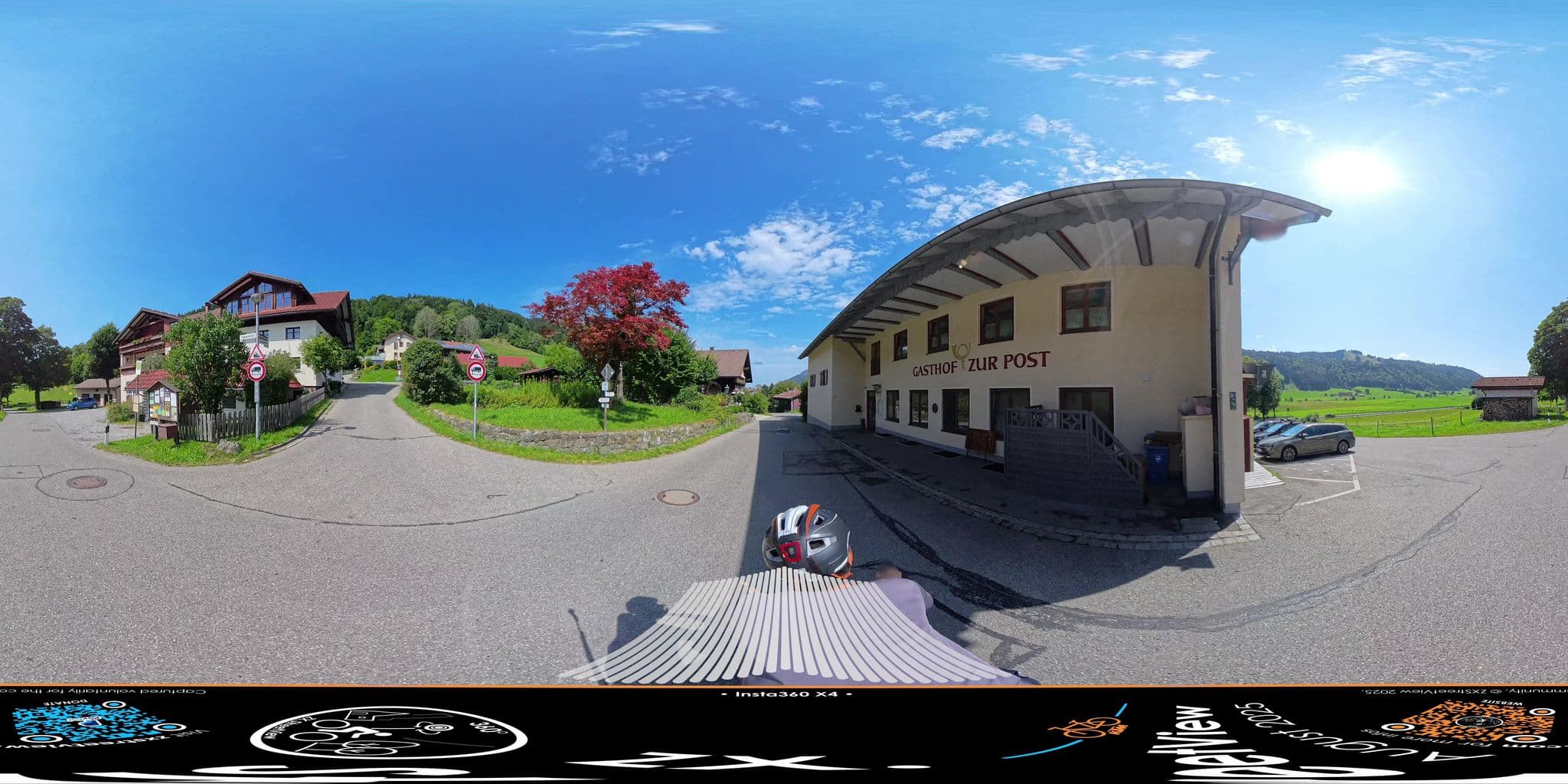 Street view near Landhotel und Restaurant Alte Post, Ingo Hirrle, Oberstaufen — © ZXStreetview (CC BY-SA · Mapillary)