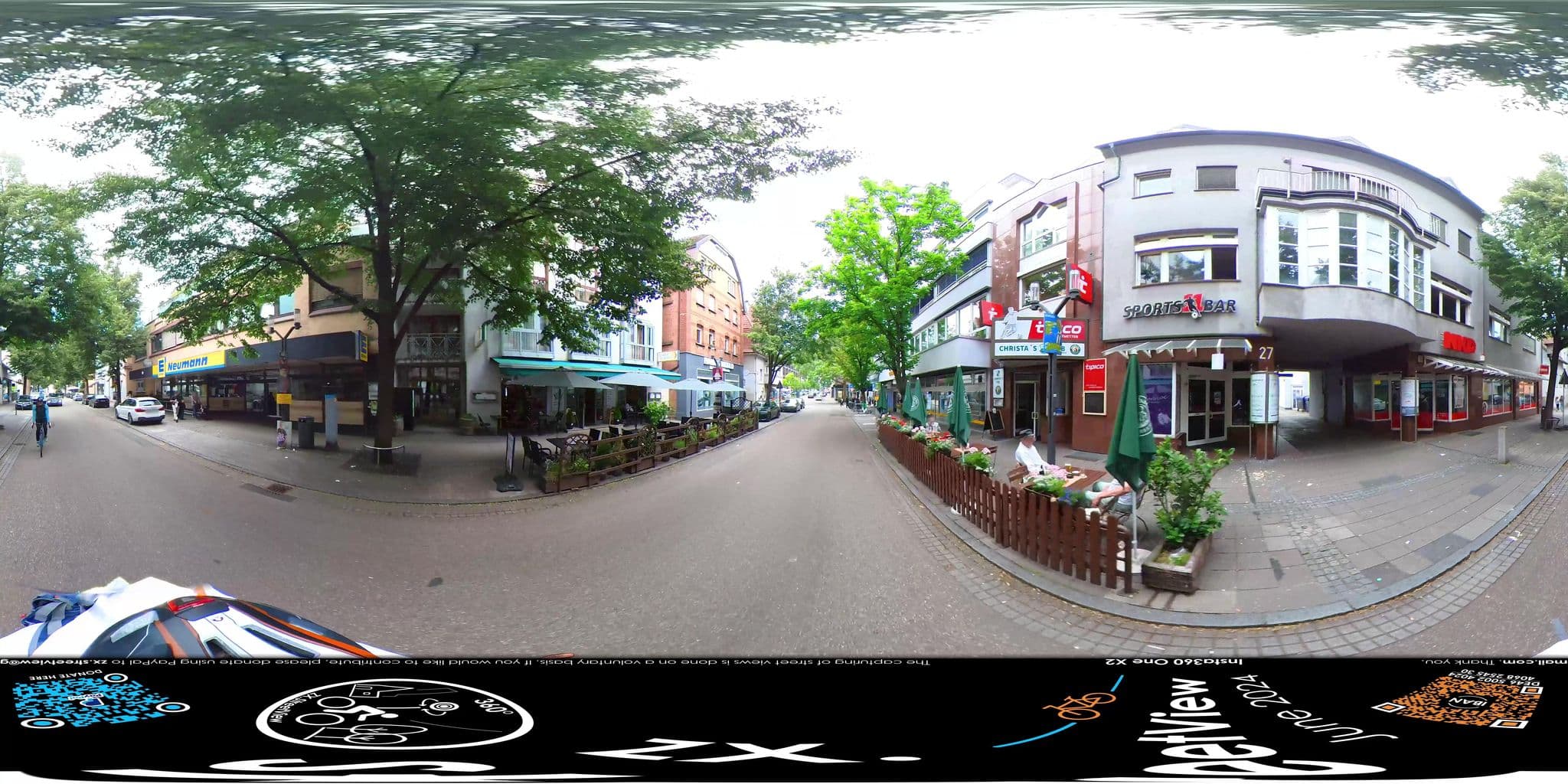 Street view near Stadthotel Weinsberg, Stuttgart Feuerbach — © ZXStreetview (CC BY-SA · Mapillary)