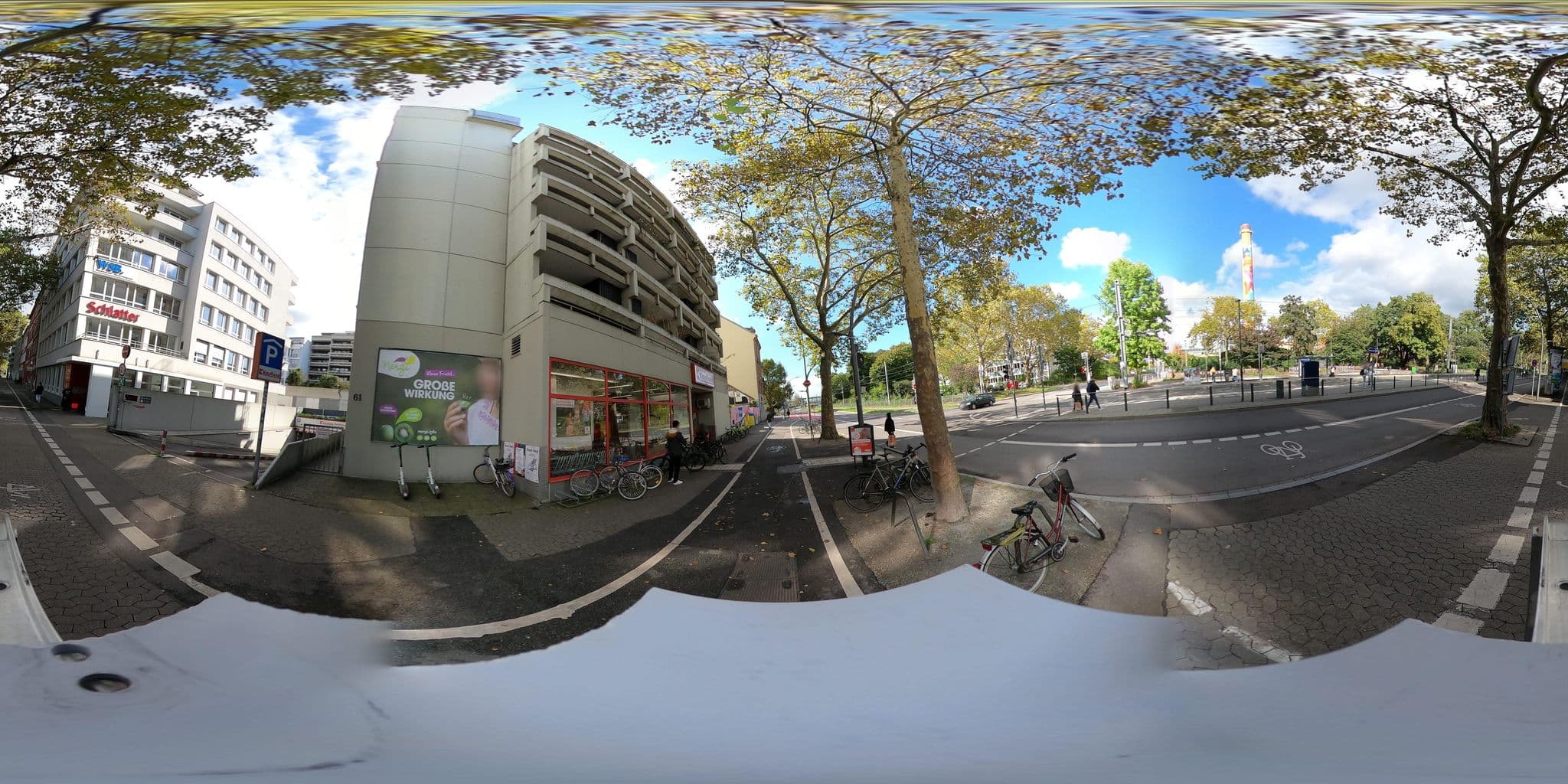 Street view near Weststadtblick, Heidelberg — © wegavision (CC BY-SA · Mapillary)