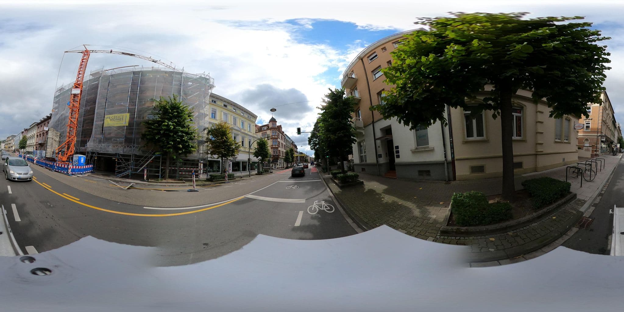 Street view near City-World, Heidelberg — © wegavision (CC BY-SA · Mapillary)