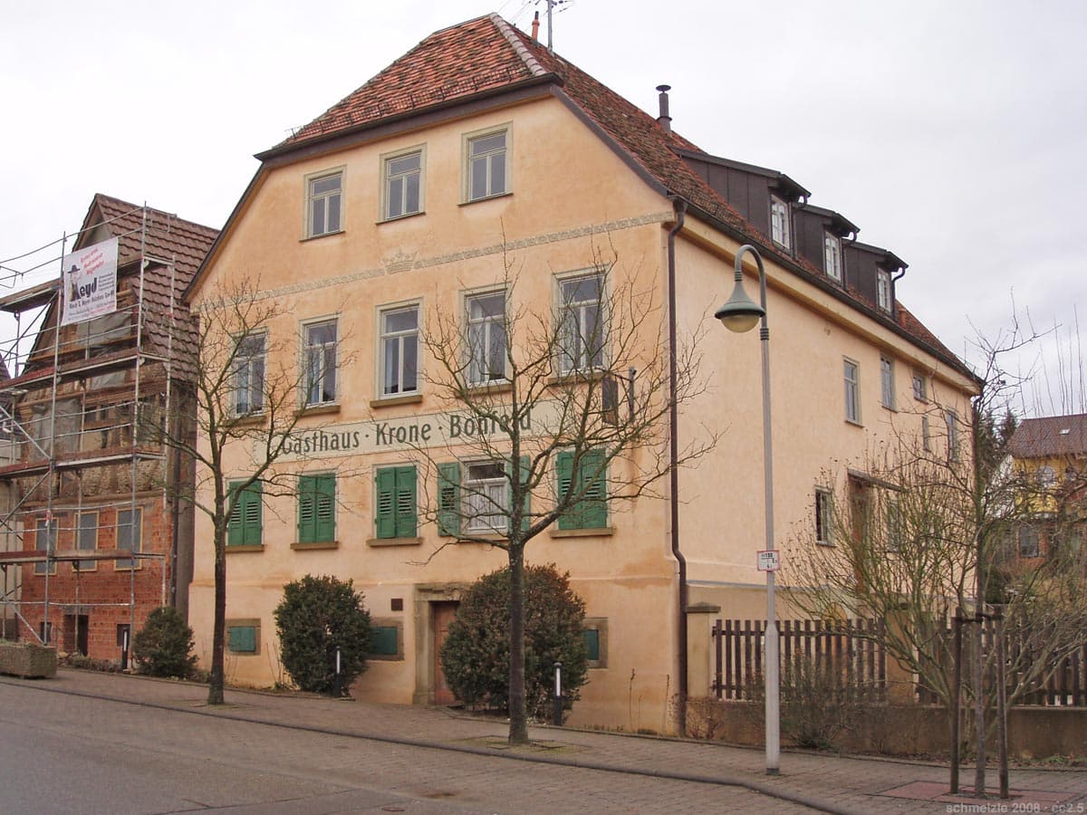 Gasthaus Krone Bonfeld (via Wikimedia Commons, CC BY-SA 3.0)