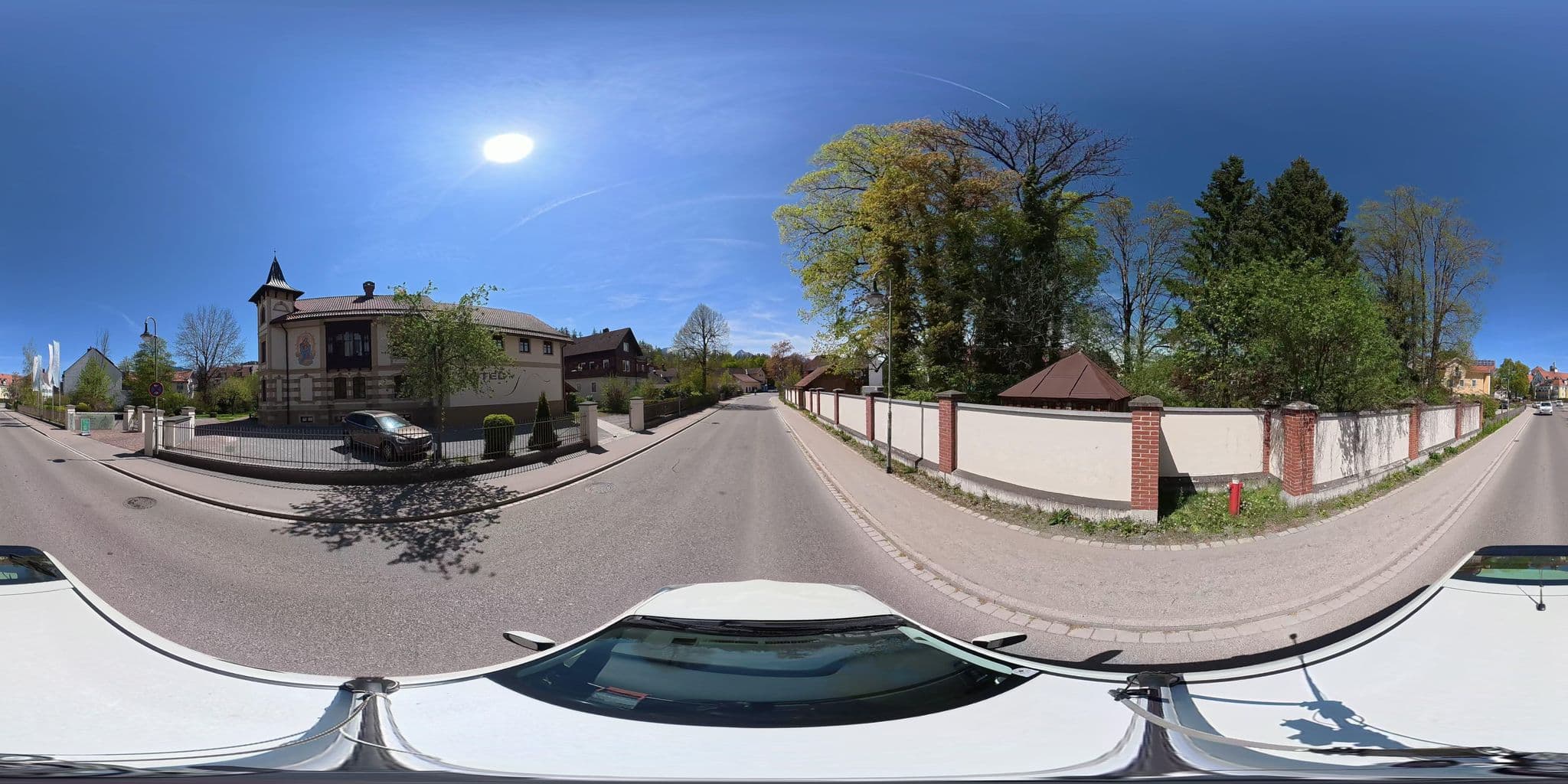 Street view near Hotel Fantasia, Füssen — © osmplus_org (CC BY-SA · Mapillary)