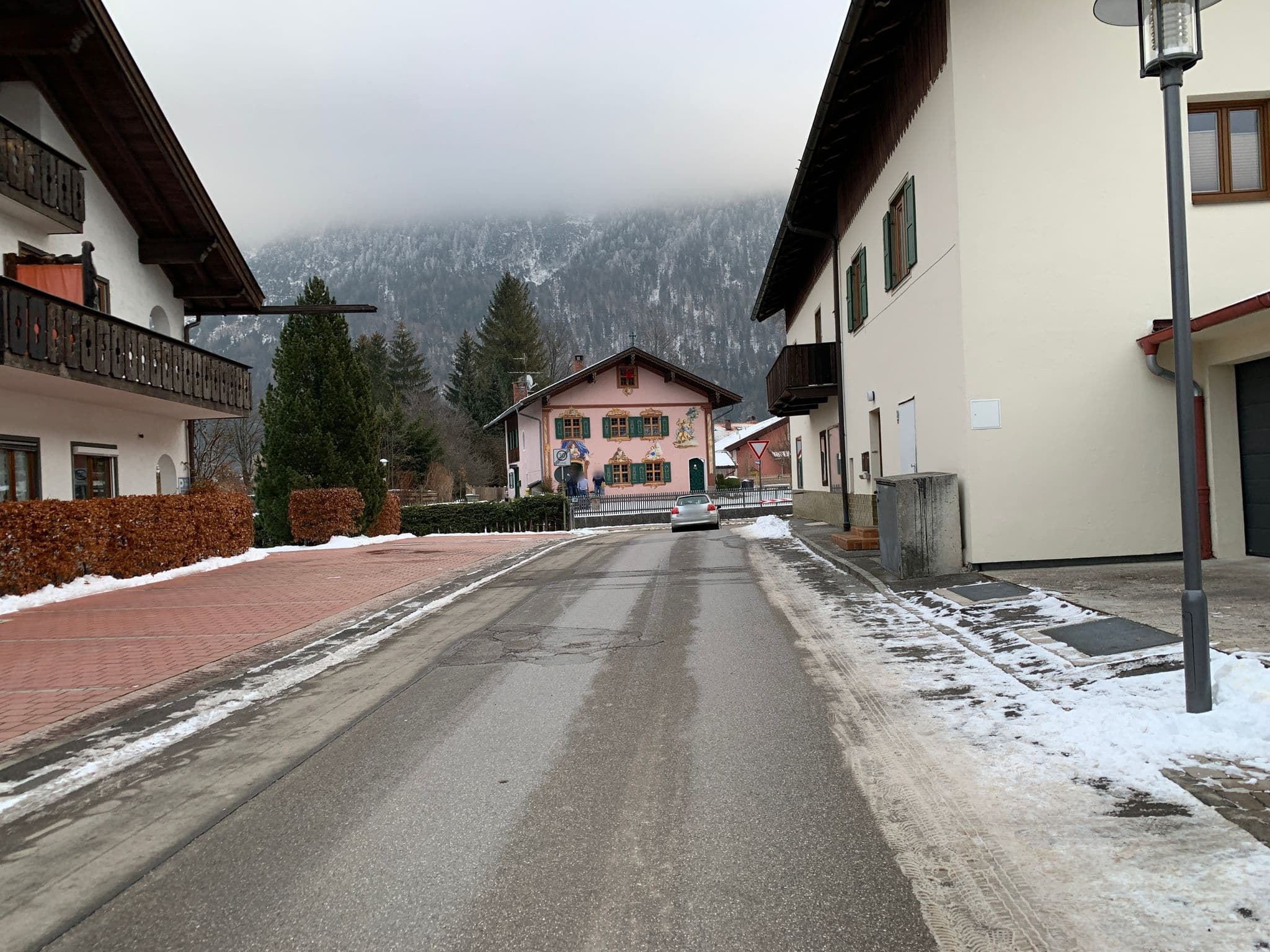 Street view near Hotel Franziska, Mittenwald — © robot8a (CC BY-SA · Mapillary)