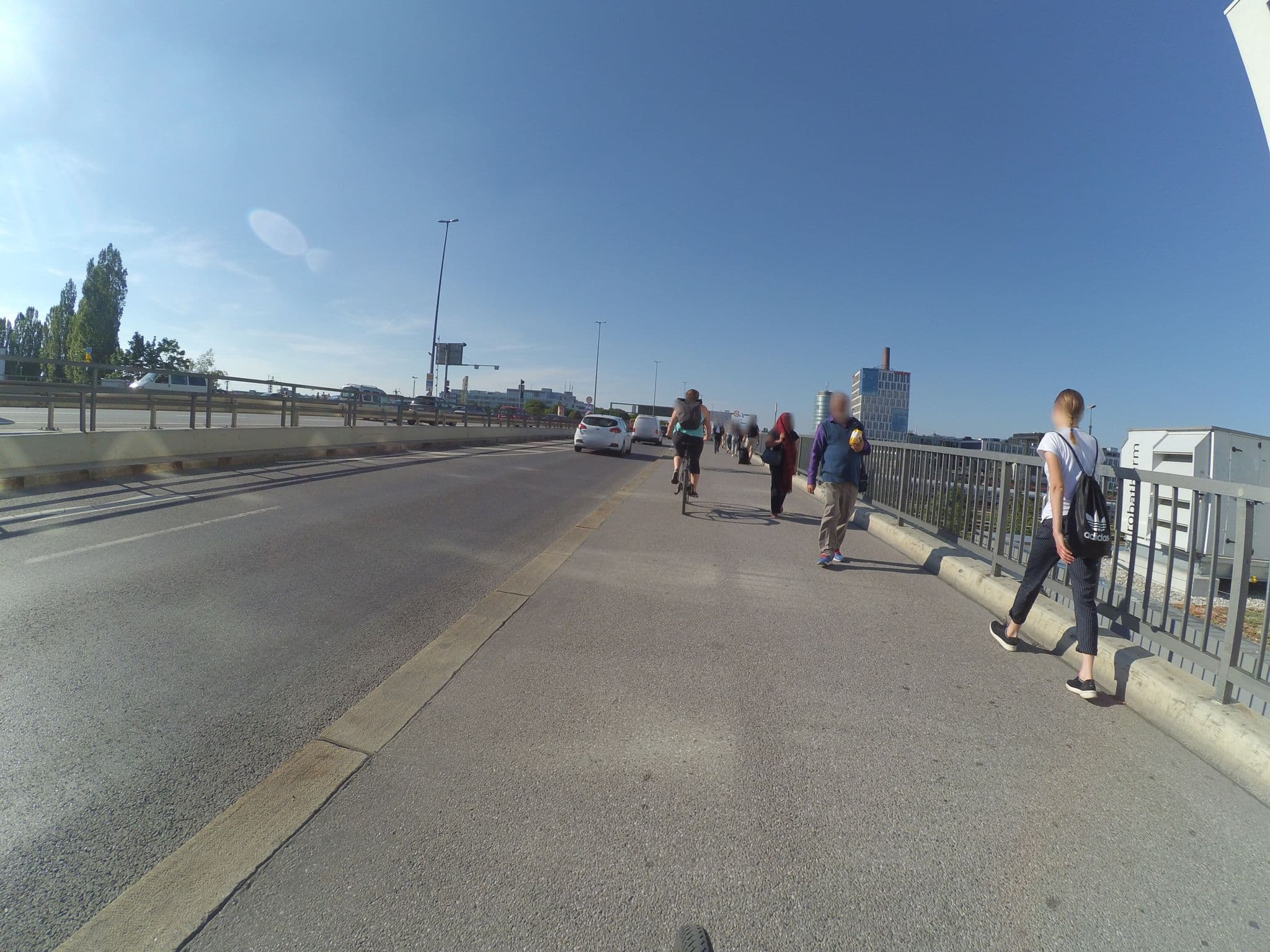 Street view near Gym @ Hampton by Hilton Munich, Munich — © ente (CC BY-SA · Mapillary)