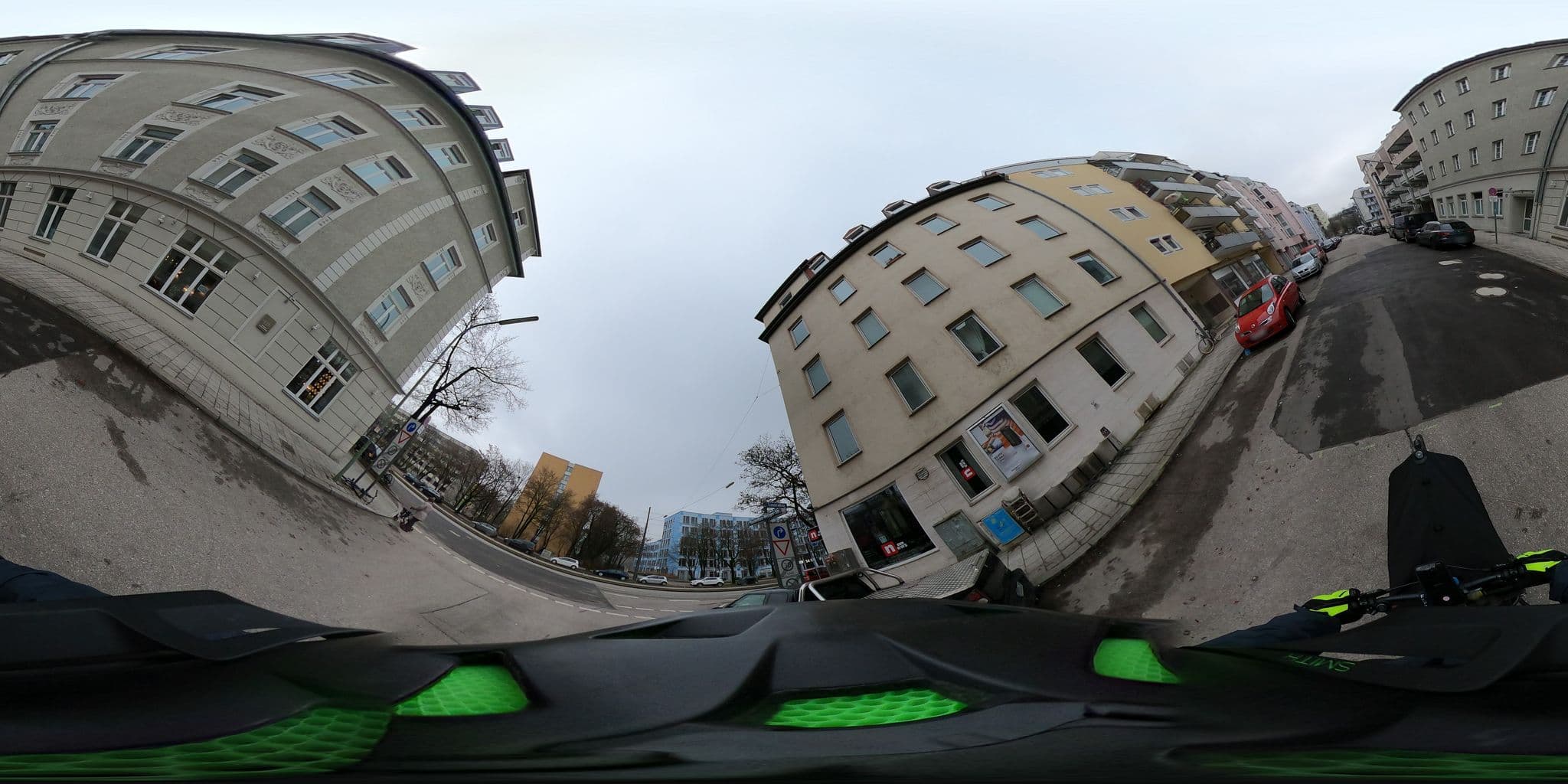 Street view near Mercure Hotel Muenchen am Olympiapark, Munich — © stephanesser (CC BY-SA · Mapillary)
