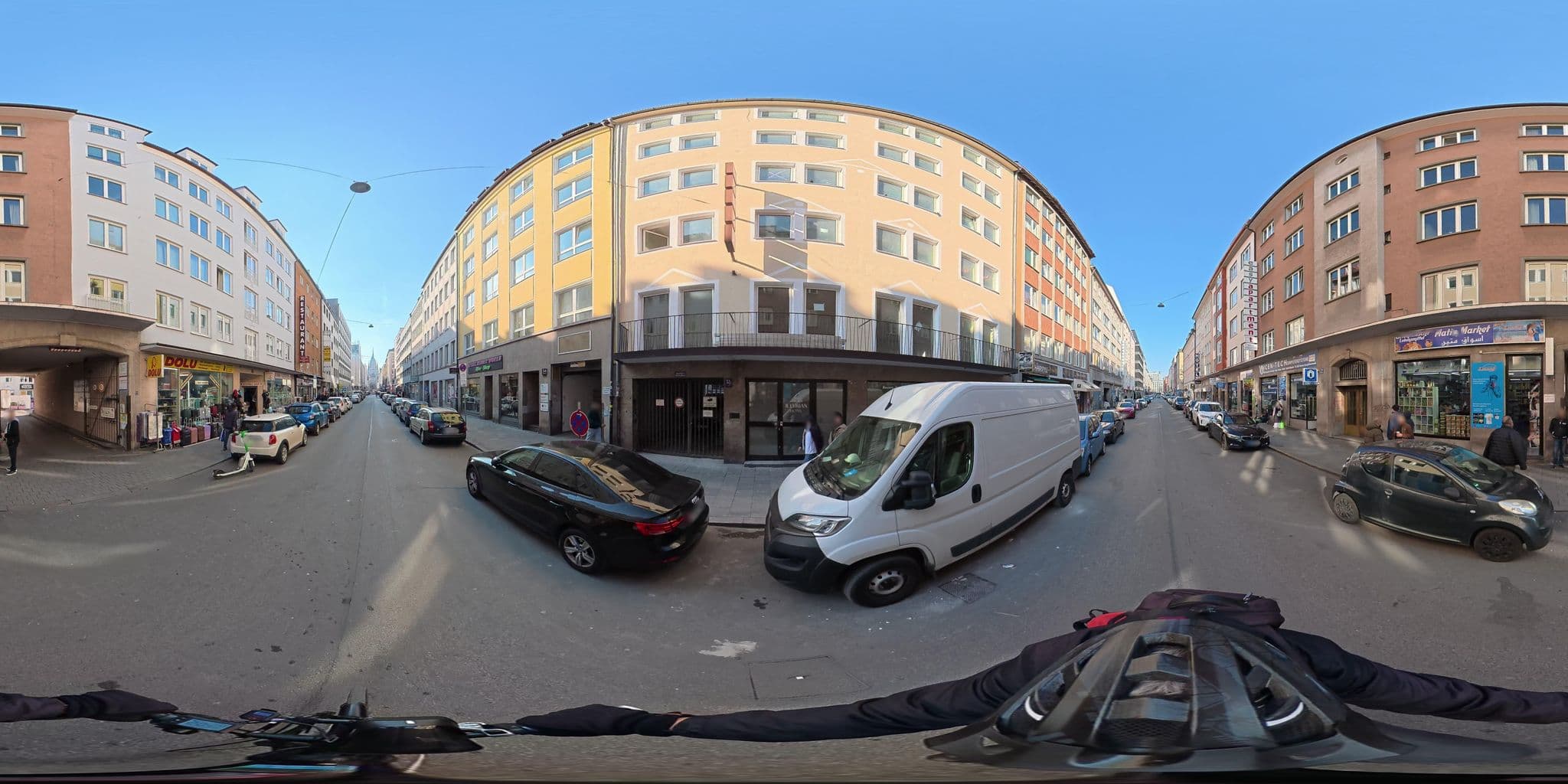 Street view near Cordt-Hotels & Restaurant GmbH, Munich — © osmplus_org (CC BY-SA · Mapillary)