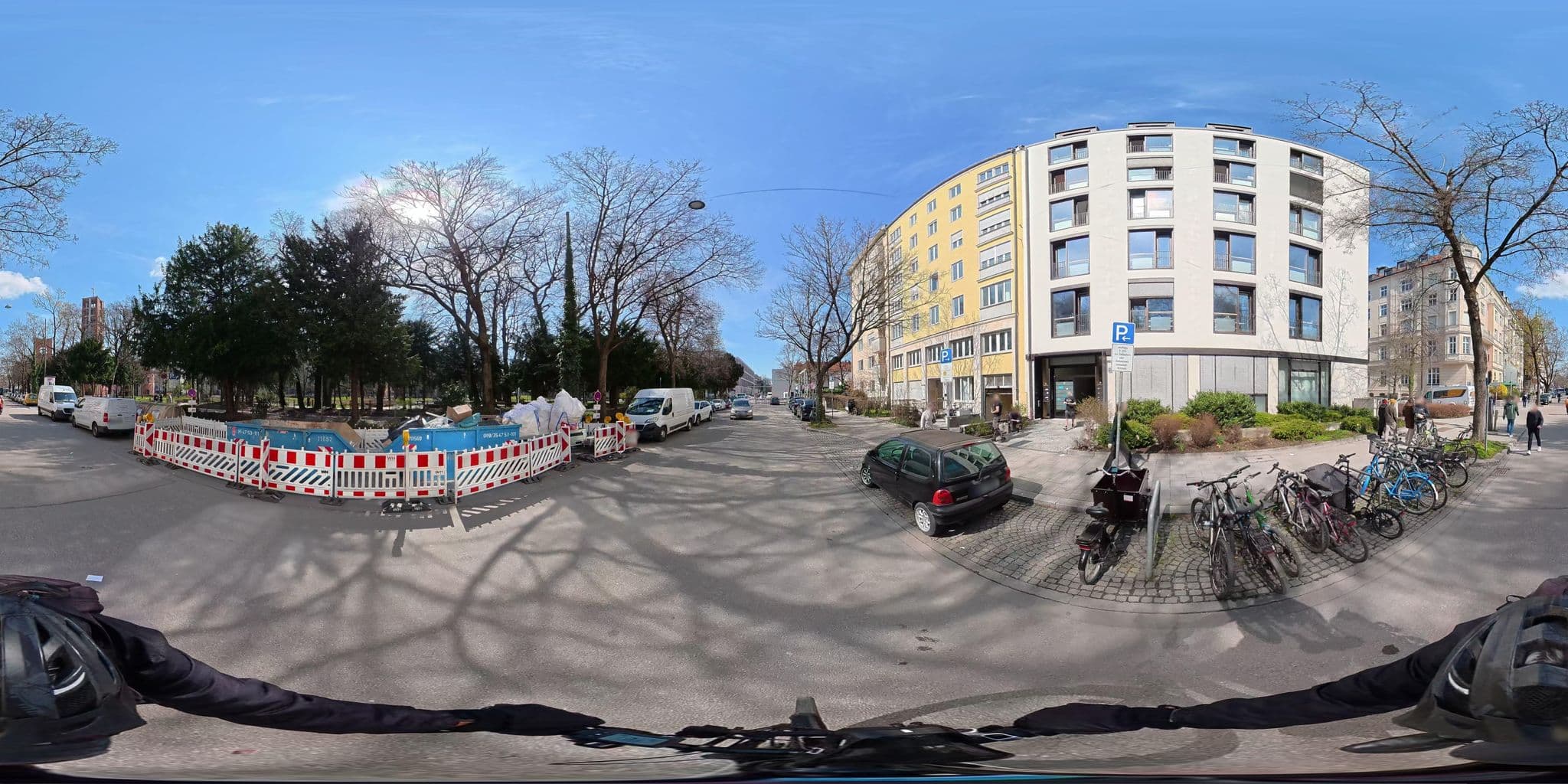 Street view near FANA Pension, Munich — © osmplus_org (CC BY-SA · Mapillary)