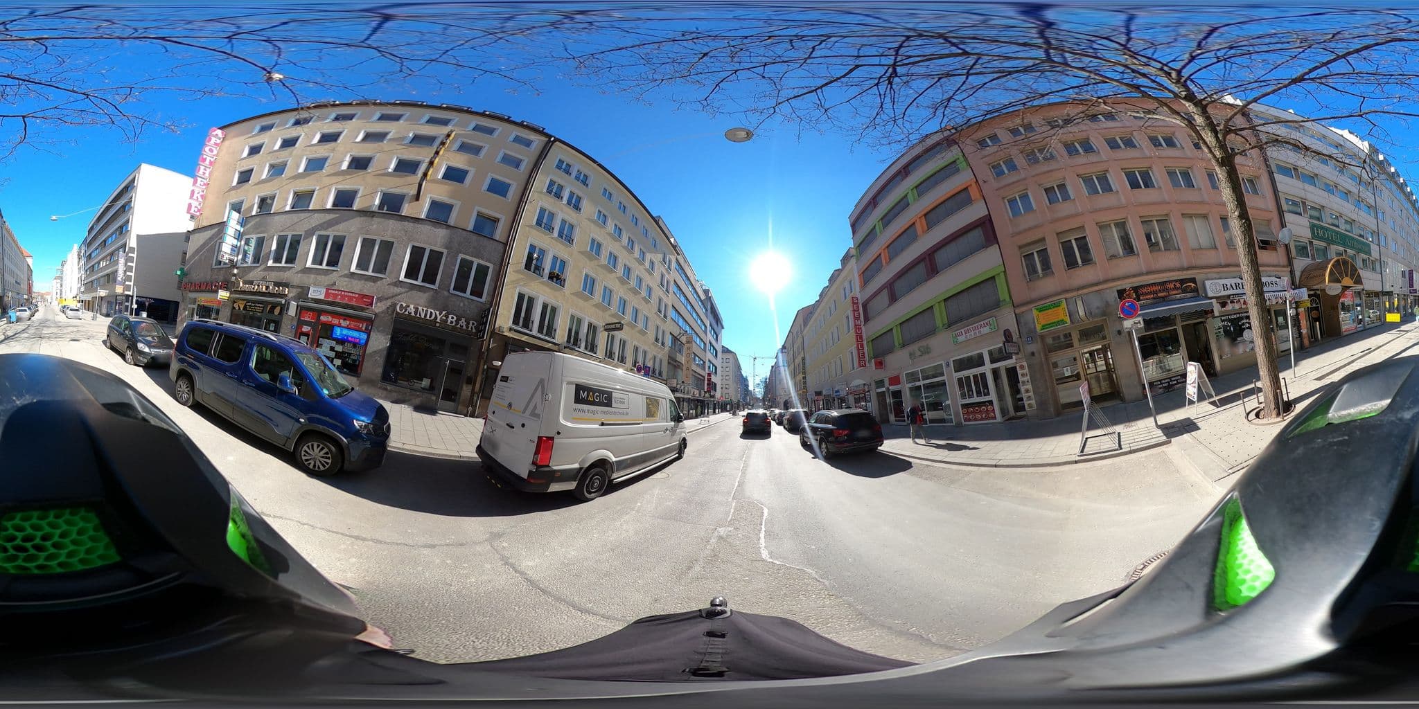 Street view near Conrad-Hotel de Ville München, Munich — © stephanesser (CC BY-SA · Mapillary)