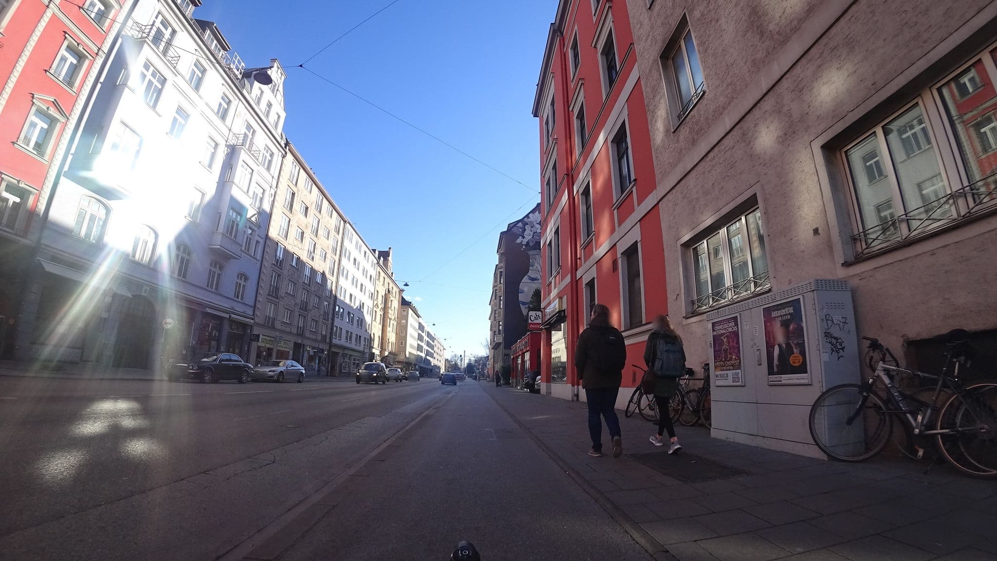 Street view near Pension TILLO, Munich — © stephanesser (CC BY-SA · Mapillary)