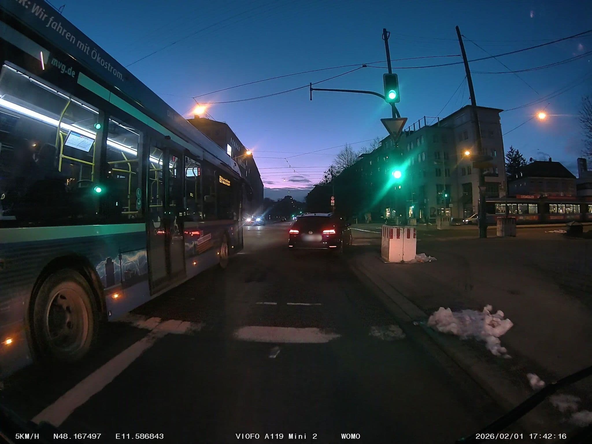 Street view near Achat Hotel City-Munich, Bogenhausen — © soulcover (CC BY-SA · Mapillary)