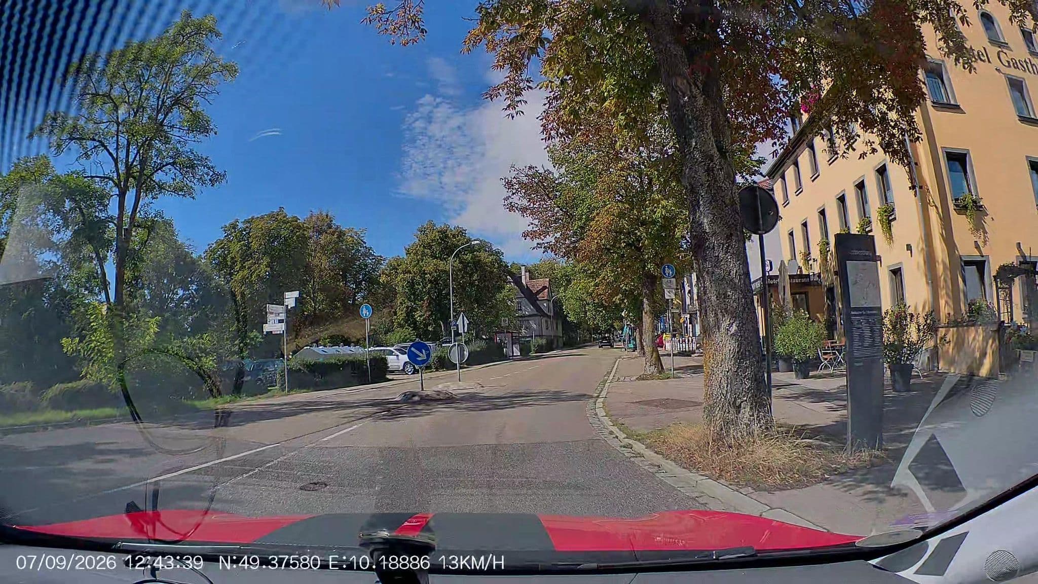 Street view near Pension Then, Rothenburg ob der Tauber — © AR88 (CC BY-SA · Mapillary)