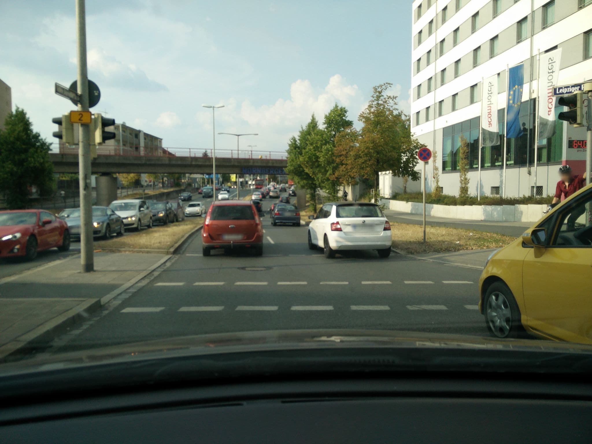 Street view near accomhotel Nürnberg, Nuremberg — © gcklaus (CC BY-SA · Mapillary)