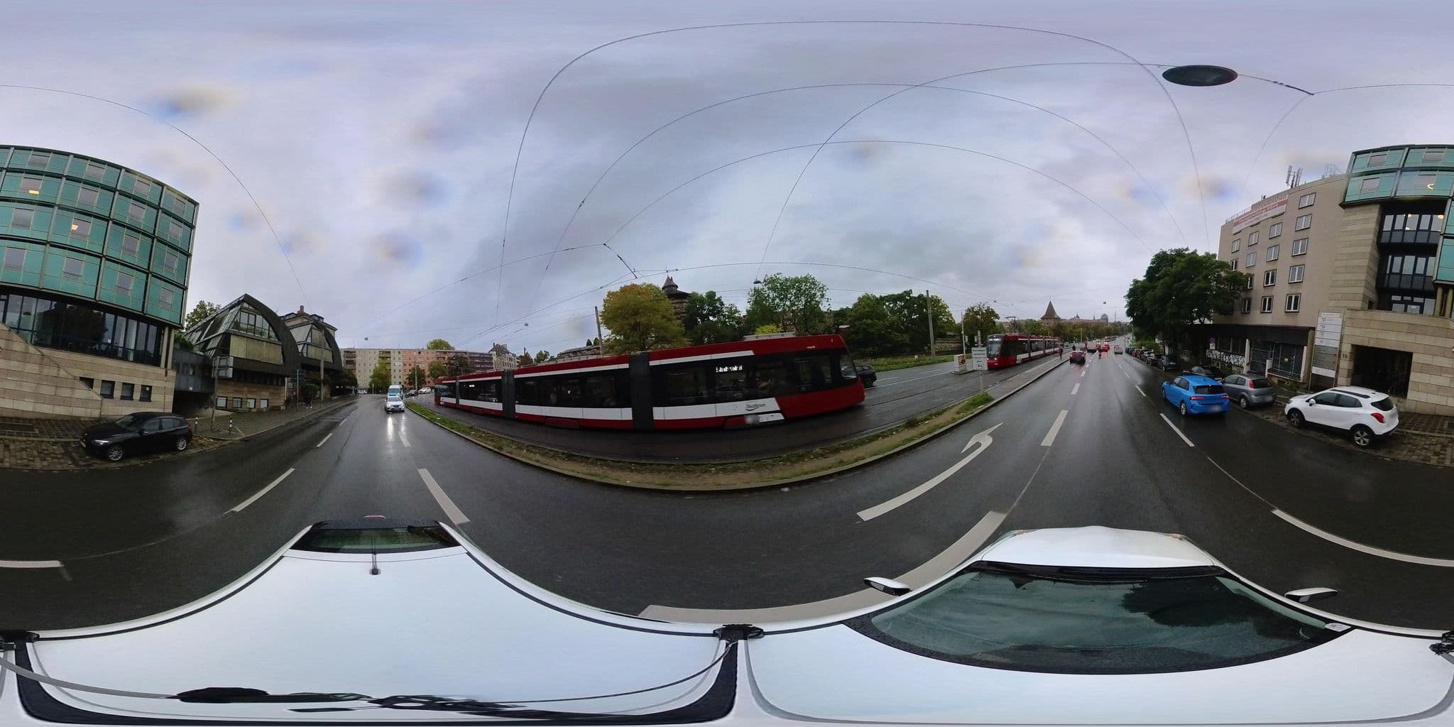 Street view near City Apartaments, Nuremberg — © osmplus_org (CC BY-SA · Mapillary)