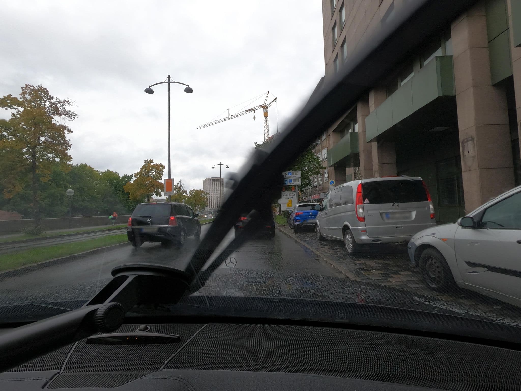 Street view near Hotel Pomander, Nuremberg — © saschahaberkorn (CC BY-SA · Mapillary)