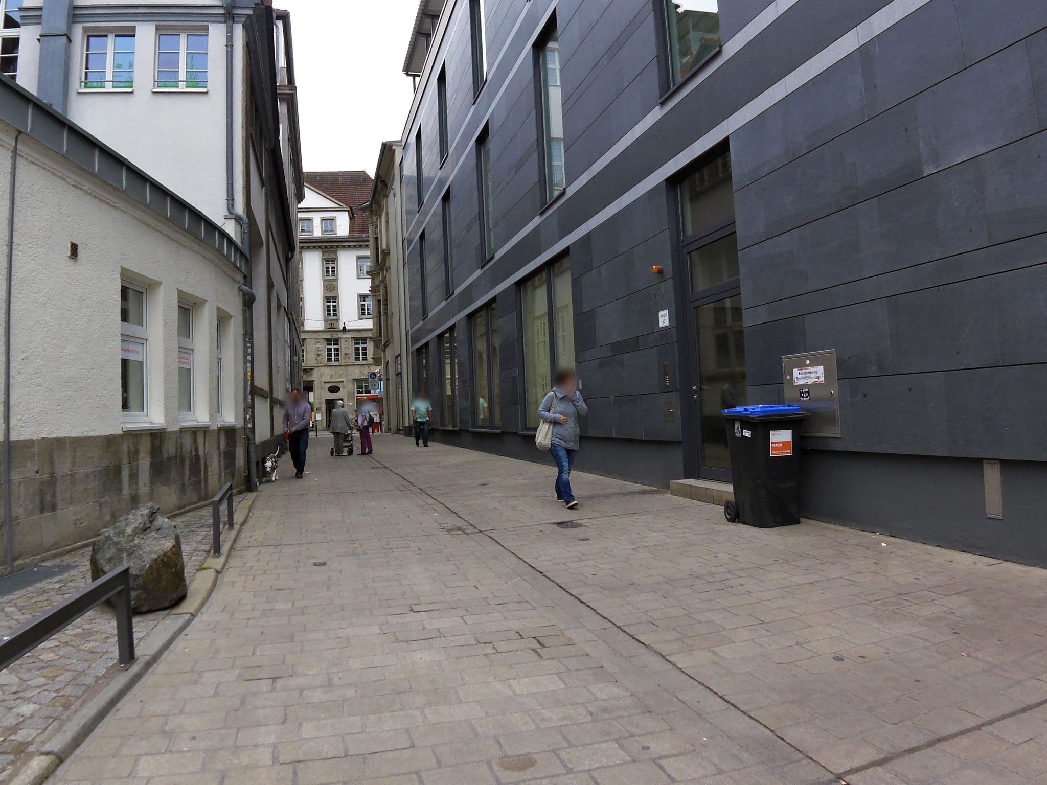 Street view near Tante-Alma Hotel, Erfurt — © zoegglmeyr (CC BY-SA · Mapillary)