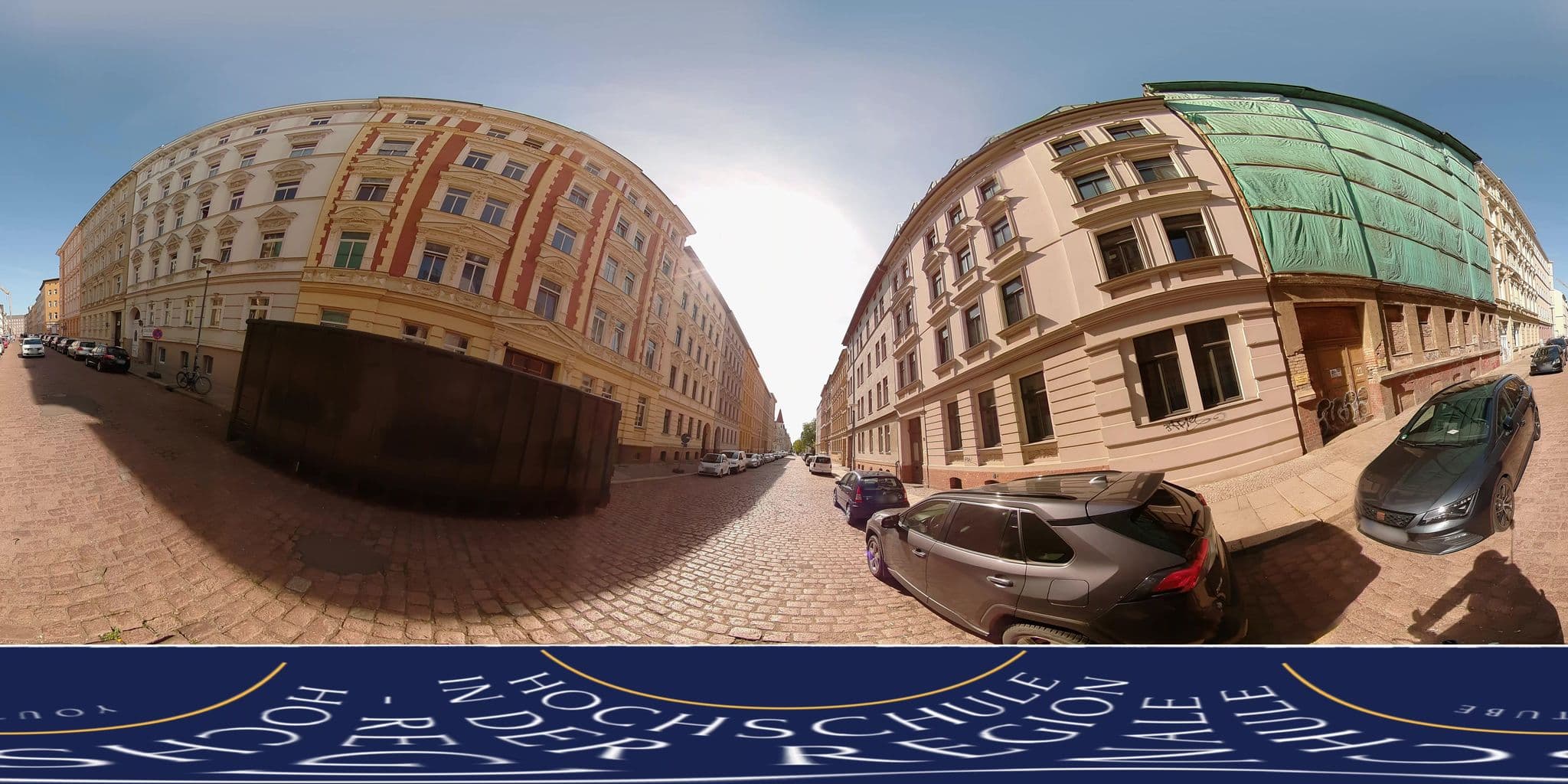 Street view near Aparion Apartments Halle, Halle (Saale) — © MarcAurel2 (CC BY-SA · Mapillary)