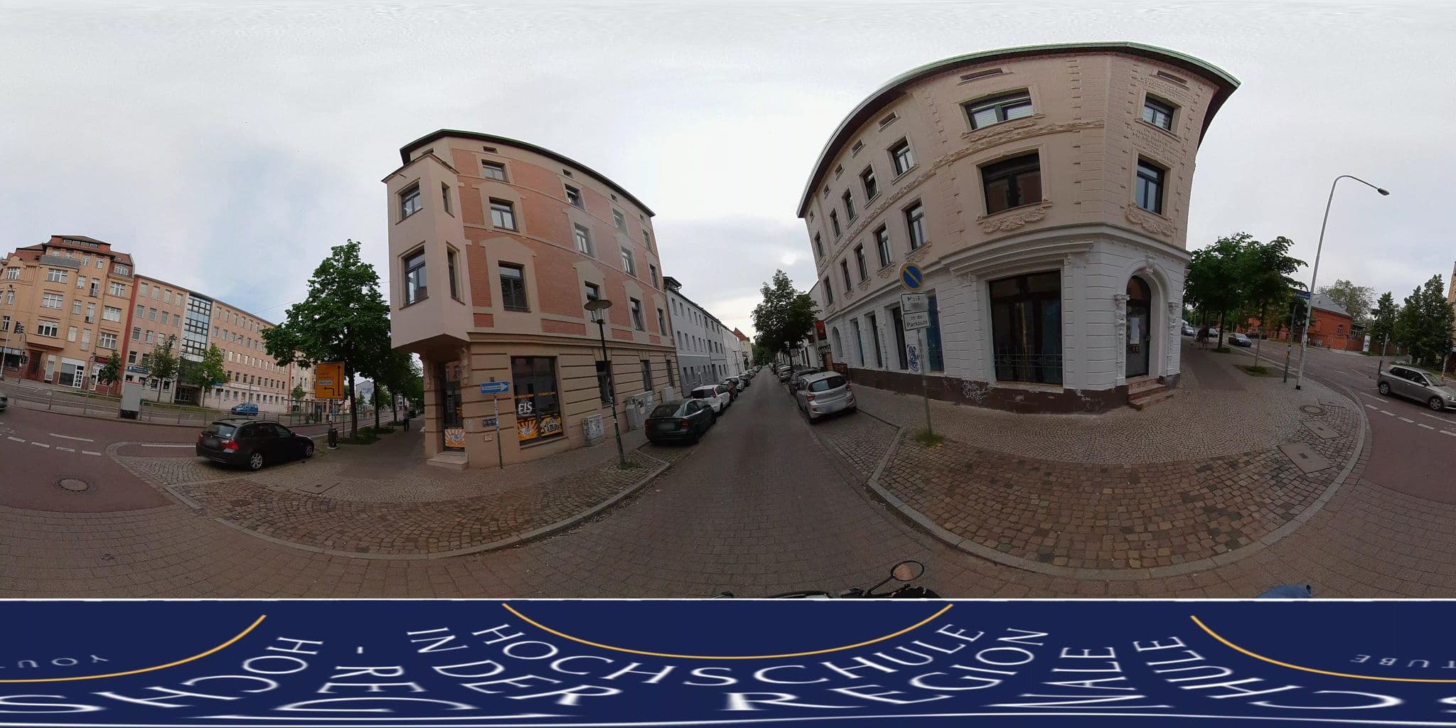 Street view near Pension Karin, Halle (Saale) — © MarcAurel2 (CC BY-SA · Mapillary)