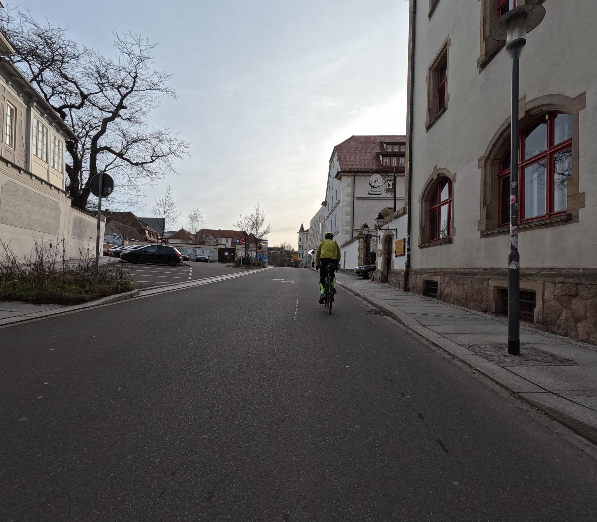 Street view near Ankerhof Hotel GmbH - Ihr Freizeit & Tagungshotel, Halle (Saale) — © natebus (CC BY-SA · Mapillary)