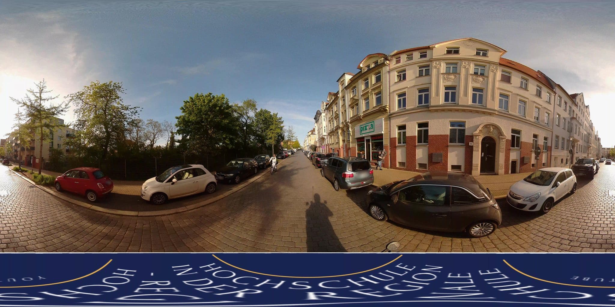 Street view near Domotel, Halle (Saale) — © MarcAurel2 (CC BY-SA · Mapillary)