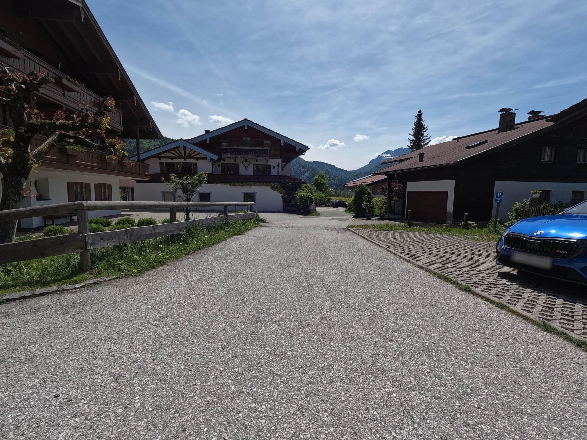 Street view near Gästehaus Schmiederer, Reit im Winkl — © natebus (CC BY-SA · Mapillary)
