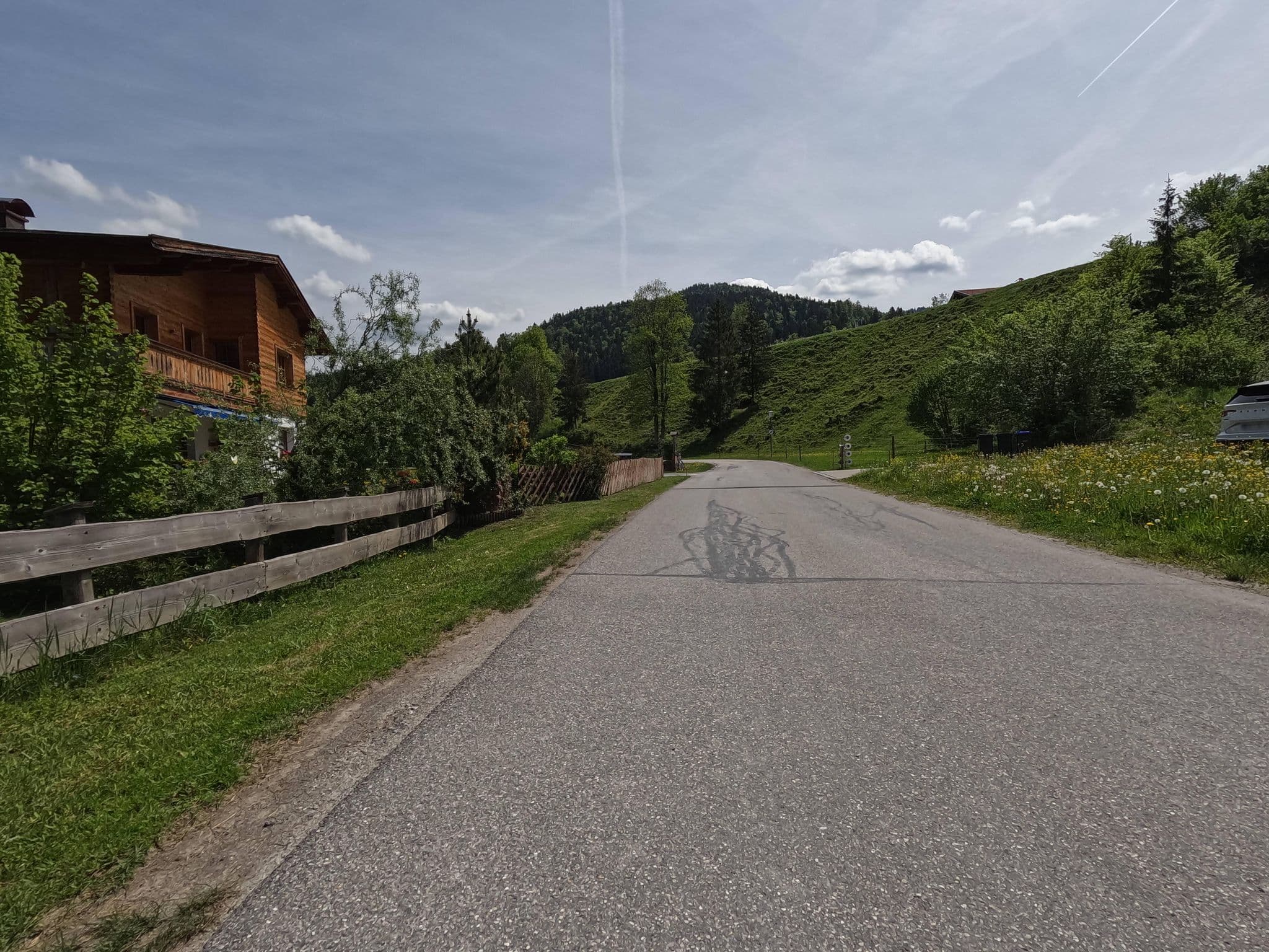 Street view near Haus Alpina, Reit im Winkl — © natebus (CC BY-SA · Mapillary)