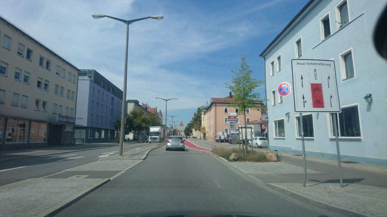 Street view near Hotel Regensburger Hof, Regensburg — © hdmn (CC BY-SA · Mapillary)