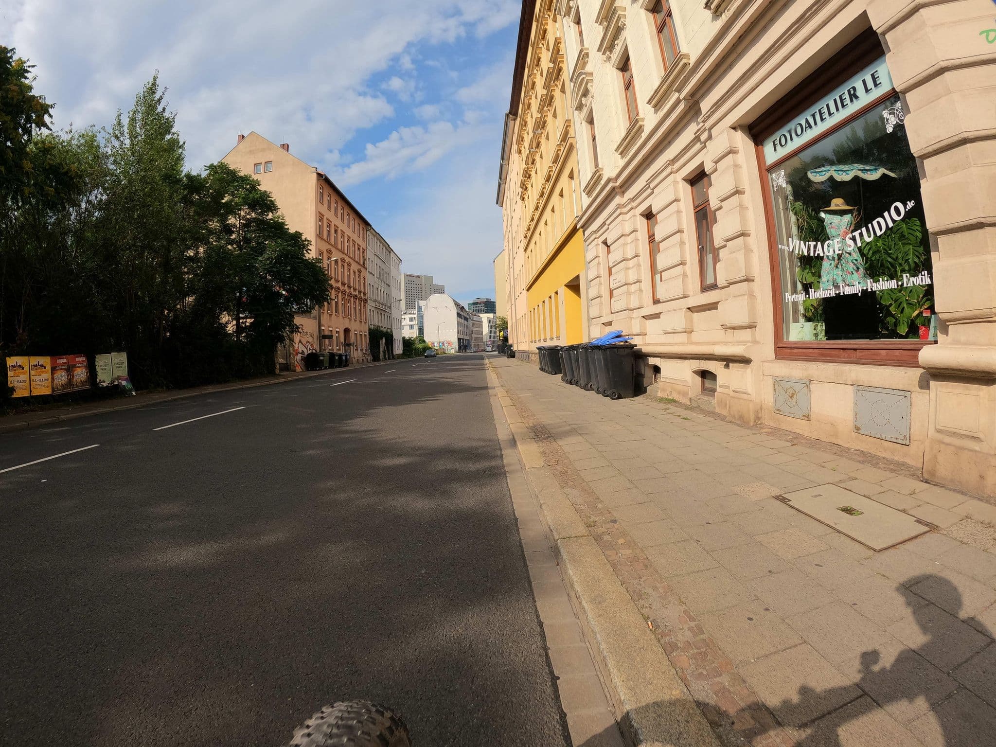 Street view near City Apartment Leipzig, Leipzig — © fatbikecanyon (CC BY-SA · Mapillary)