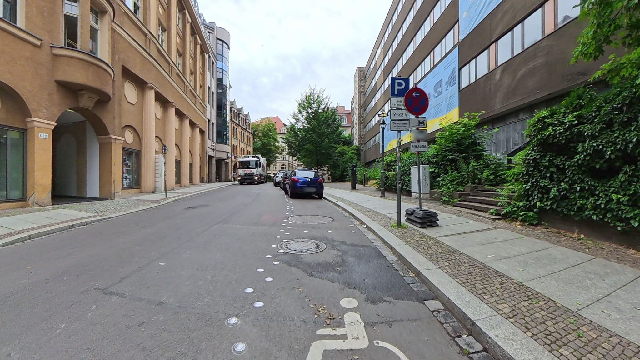 Street view near Brera Serviced Apartments Leipzig, Leipzig — © AR88 (CC BY-SA · Mapillary)