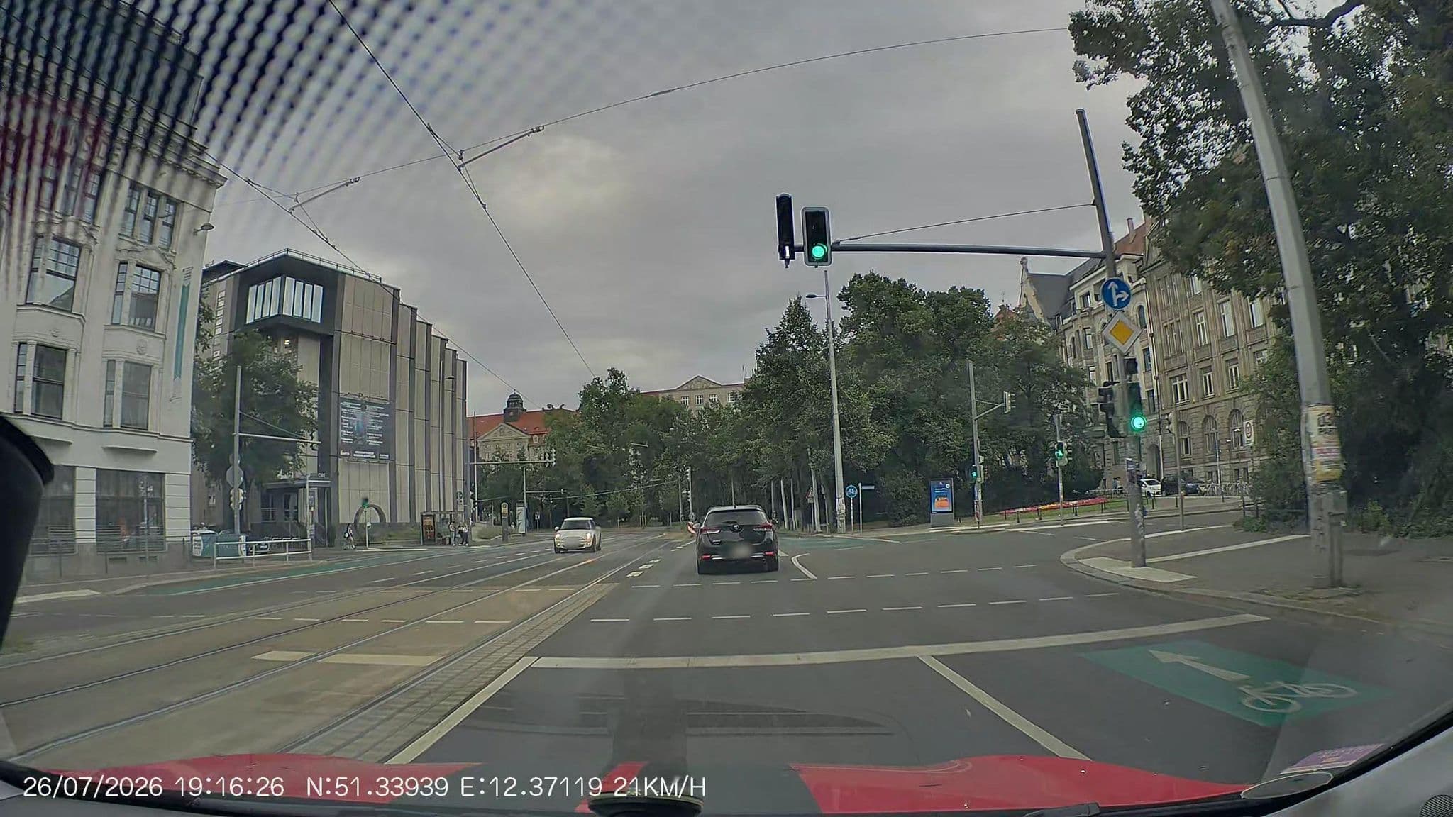Street view near Studio 44, Leipzig — © AR88 (CC BY-SA · Mapillary)