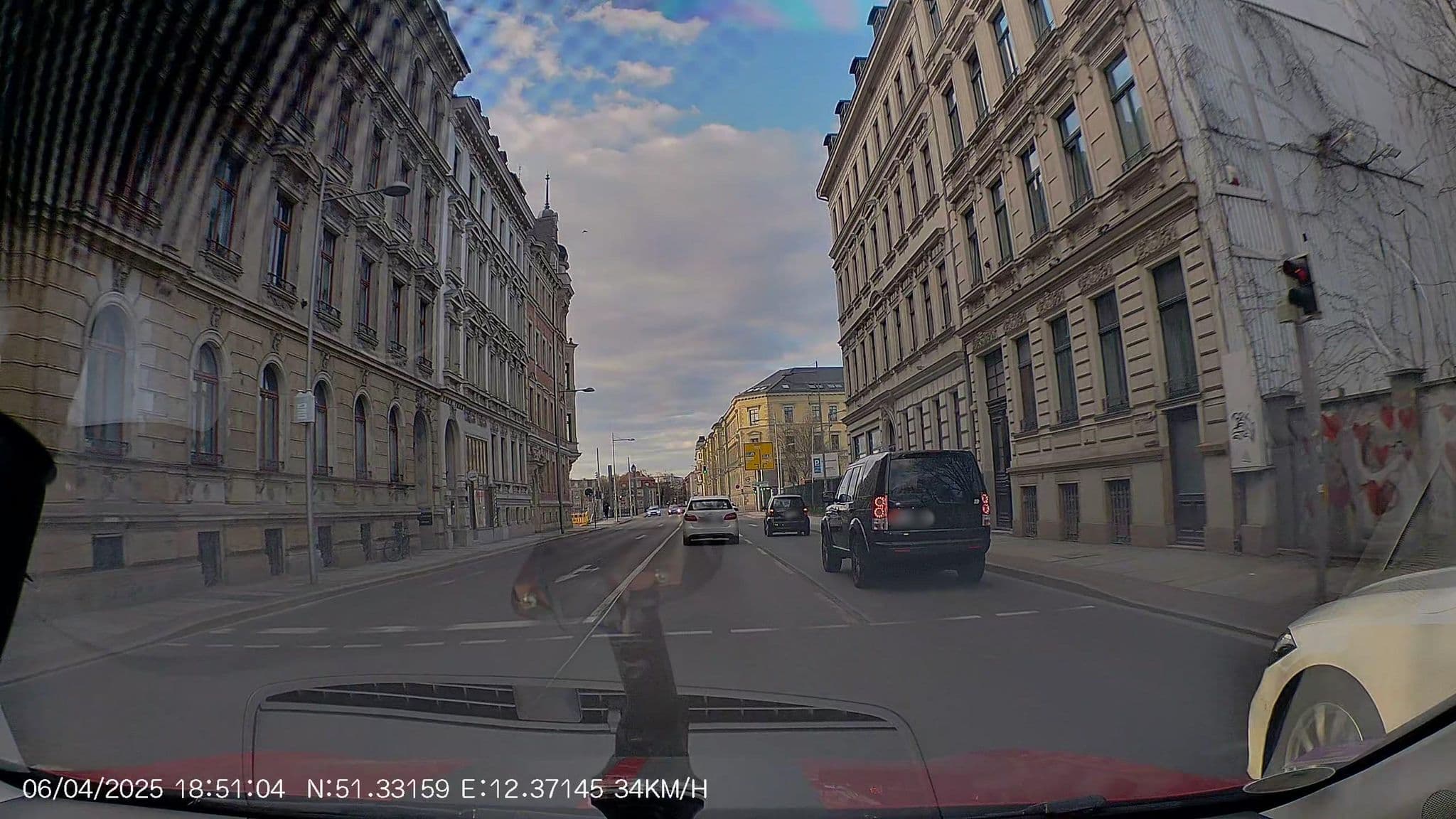 Street view near Hostel Absteige, Leipzig — © AR88 (CC BY-SA · Mapillary)