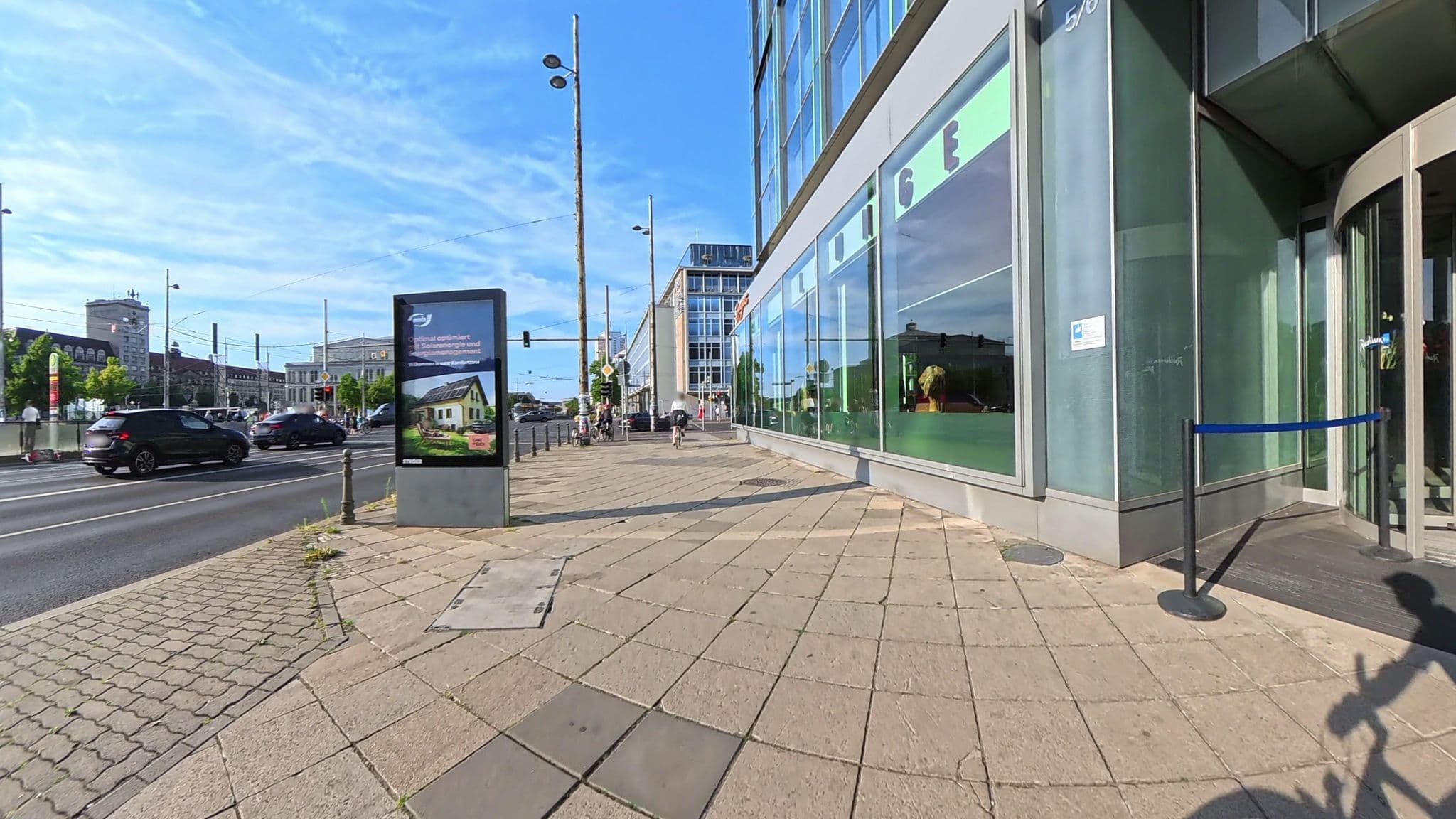 Street view near Hotel Deutschland Leipzig Betriebs GmbH, Leipzig — © AR88 (CC BY-SA · Mapillary)