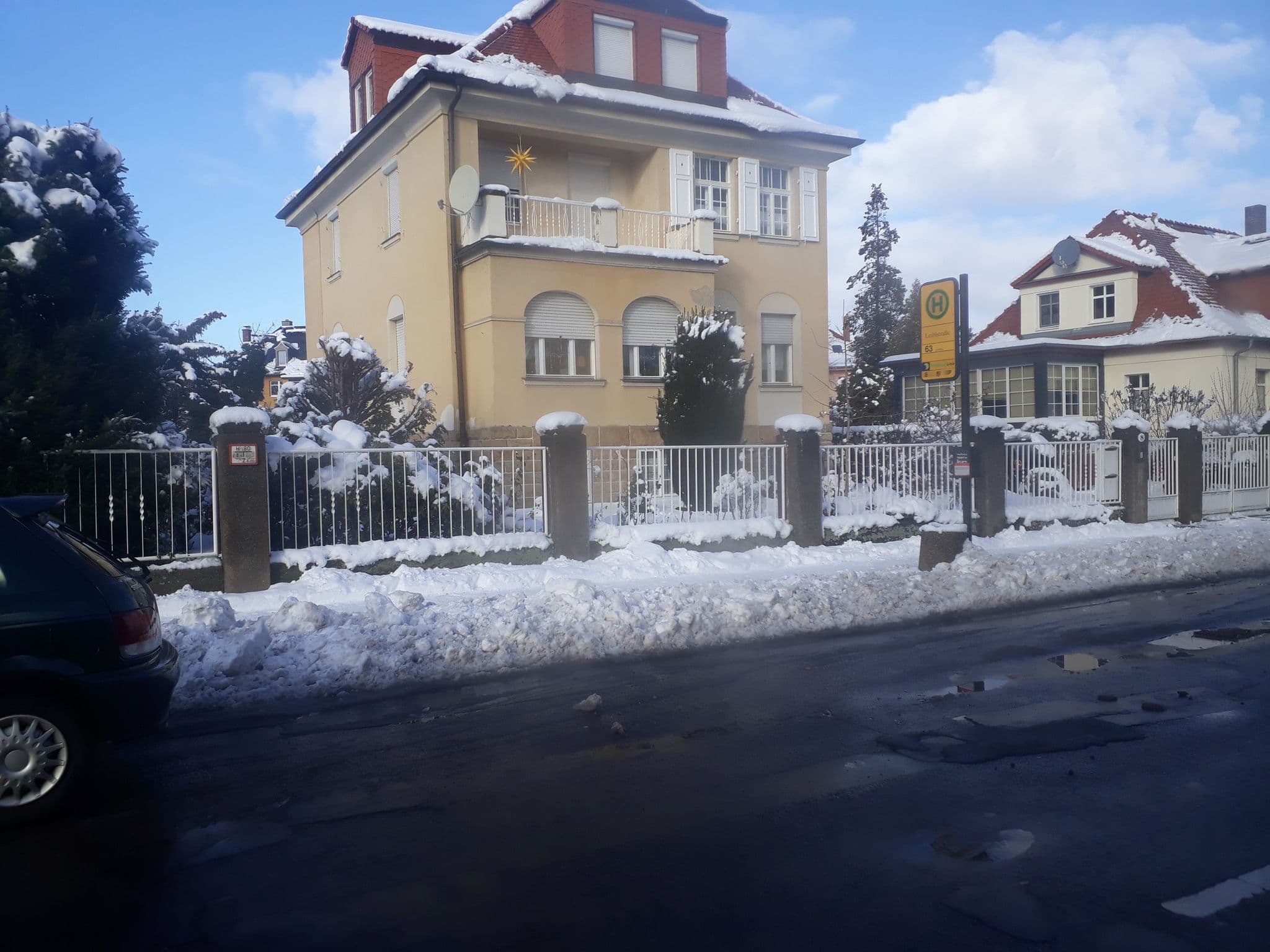 Street view near Villa Freya, Dresden — © ntl97 (CC BY-SA · Mapillary)